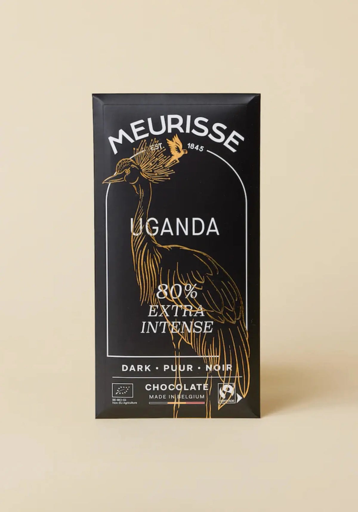 La tablette de chocolat noir 80% uganda de chez Meurisse
