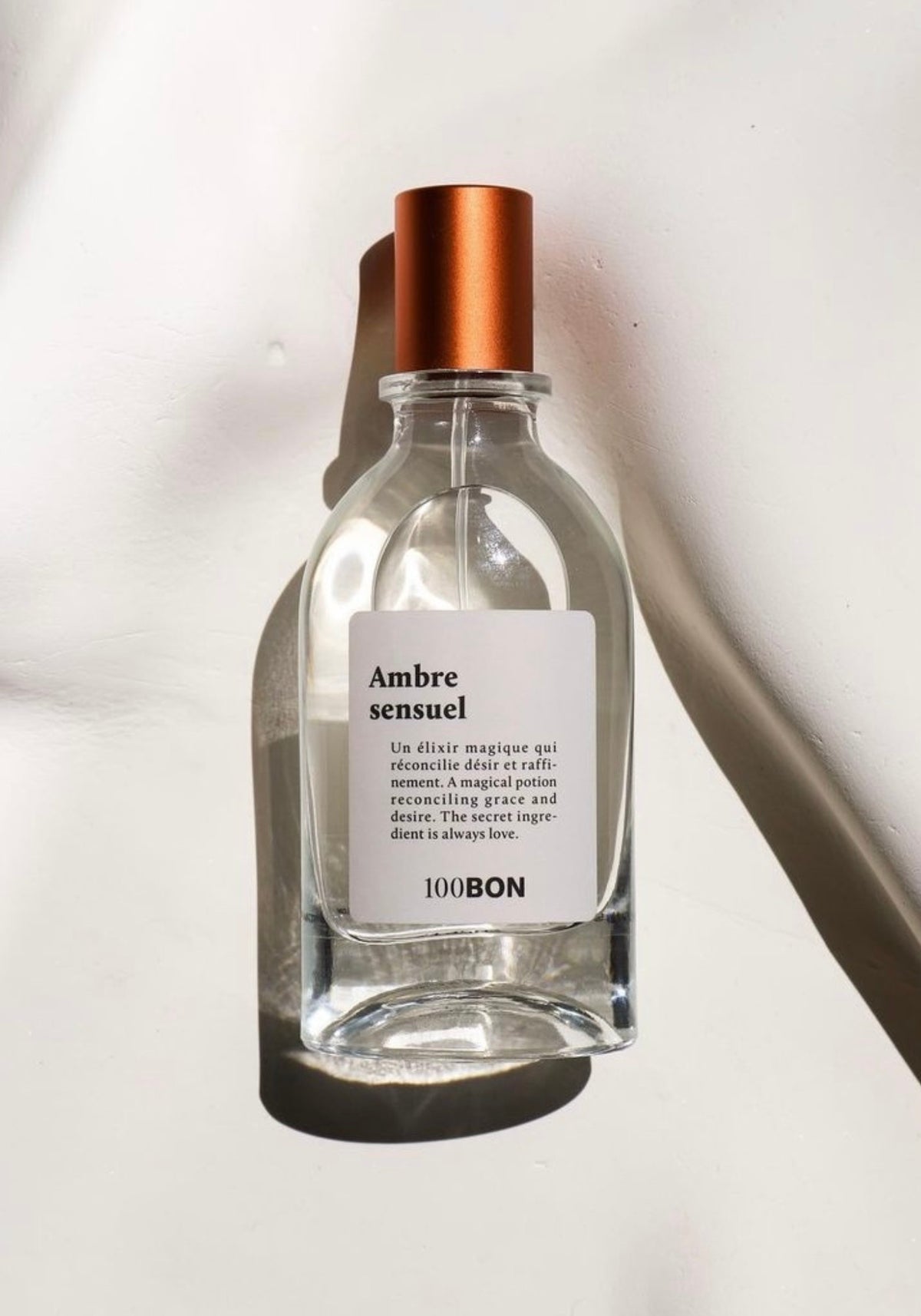 L'eau de toilette Ambre Sensuel de chez 100Bon
