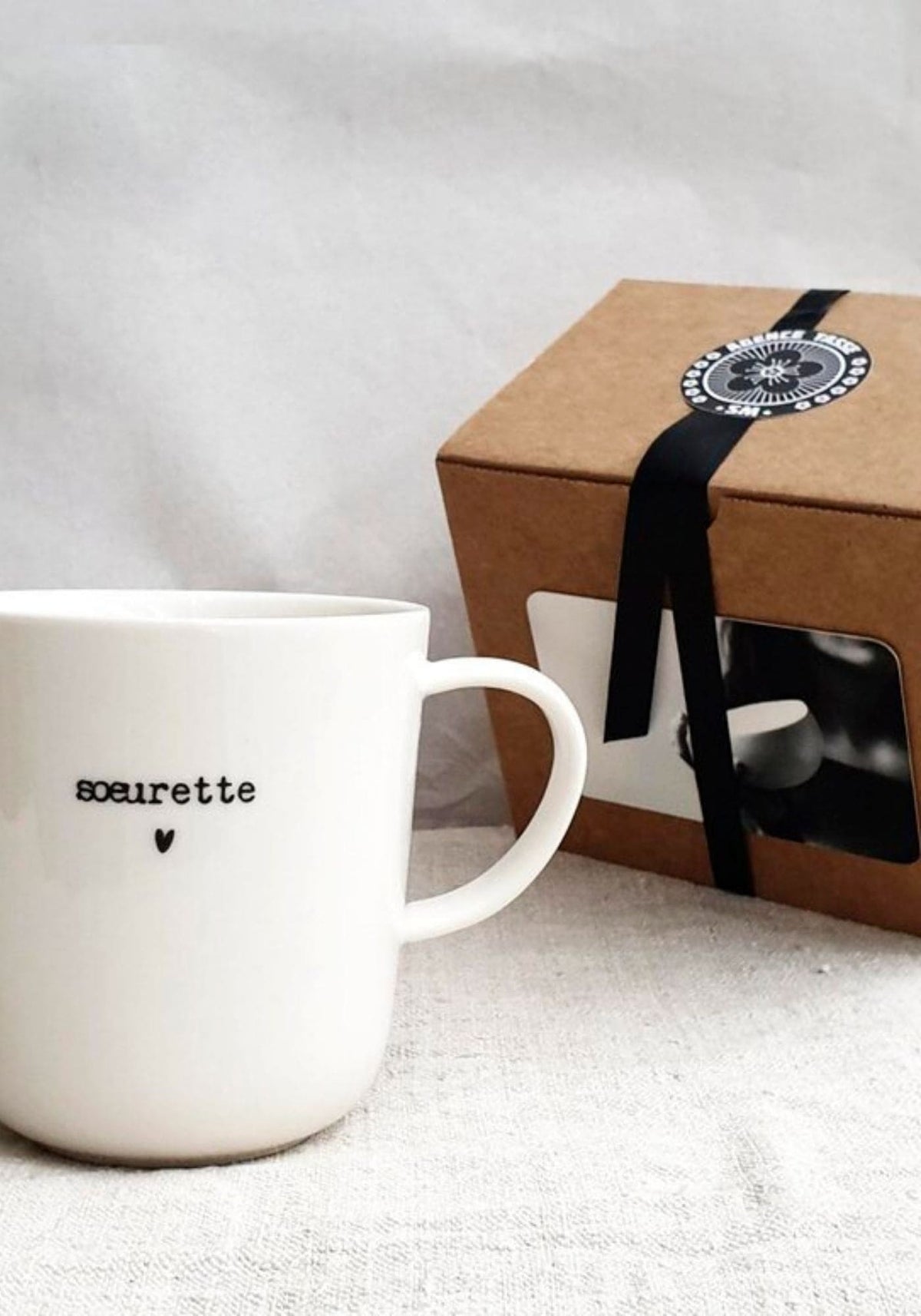 Mug à message "Soeurette" de chez Sophie Masson