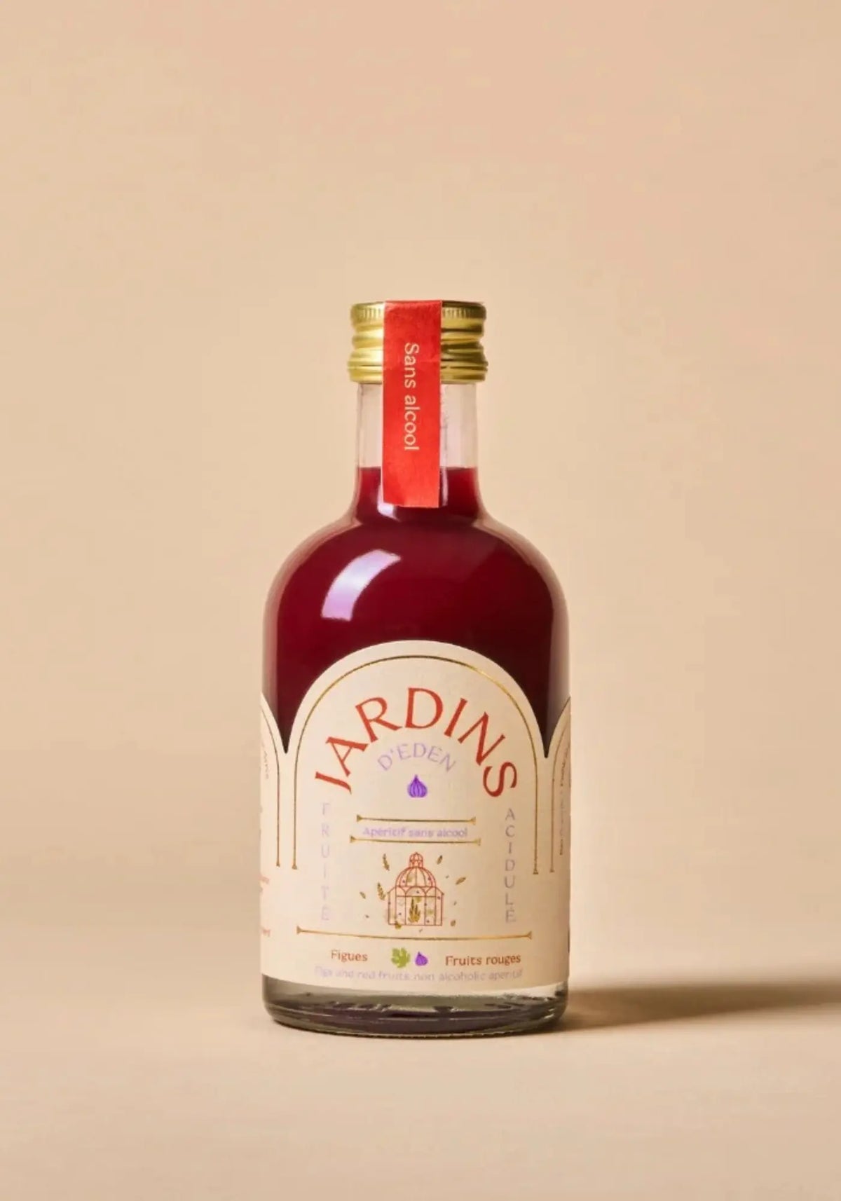 L'apéritif sans alcool figue et fruits rouges 20cl de chez Jardins