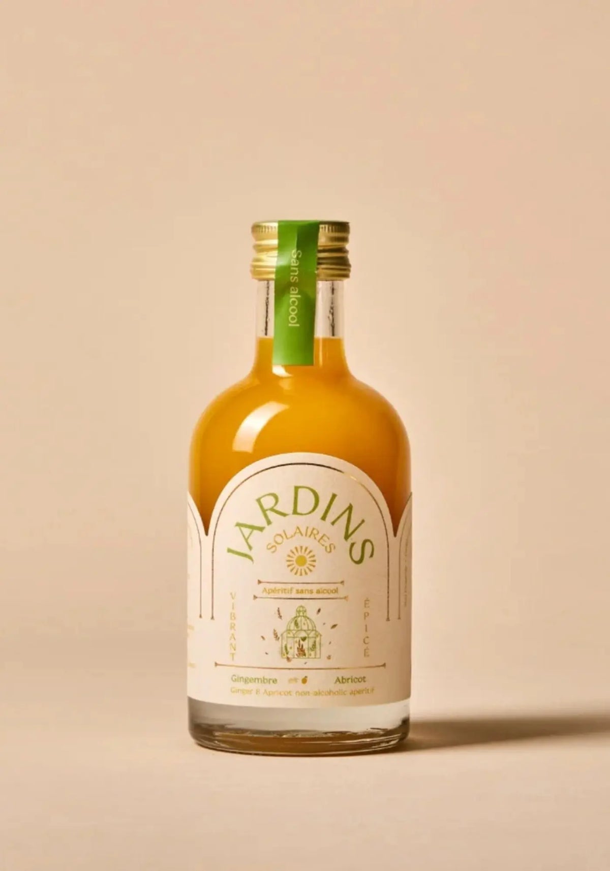 L'apéritif sans alcool gingembre et abricot 20cl de chez Jardins