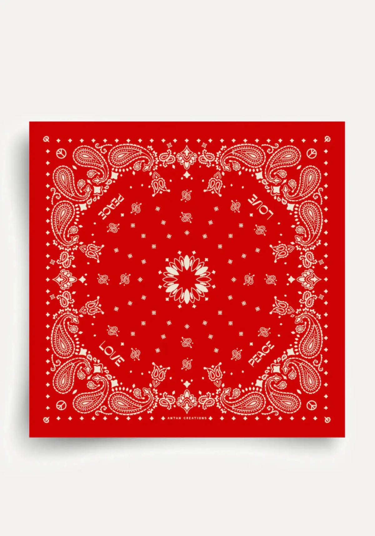 Le bandana silk 70 flame de chez Antan Créations