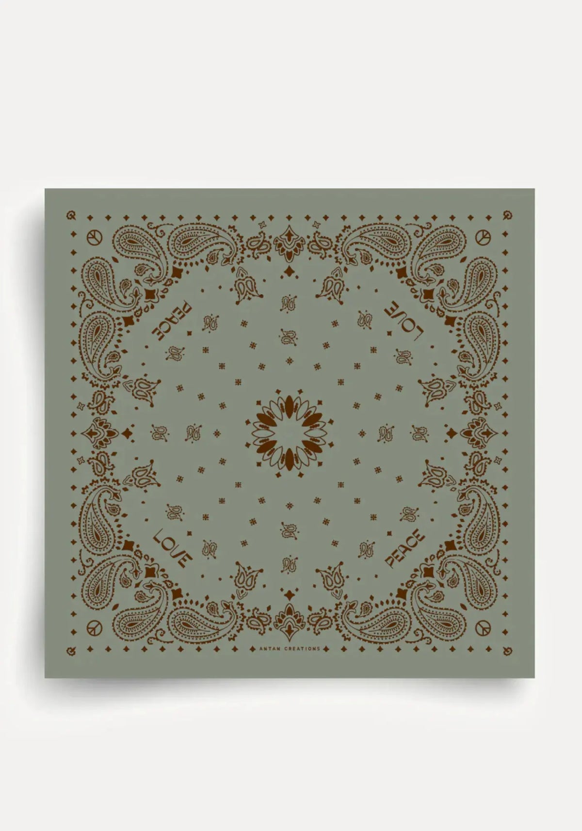 Le bandana silk 70 shadow de chez Antan Créations 