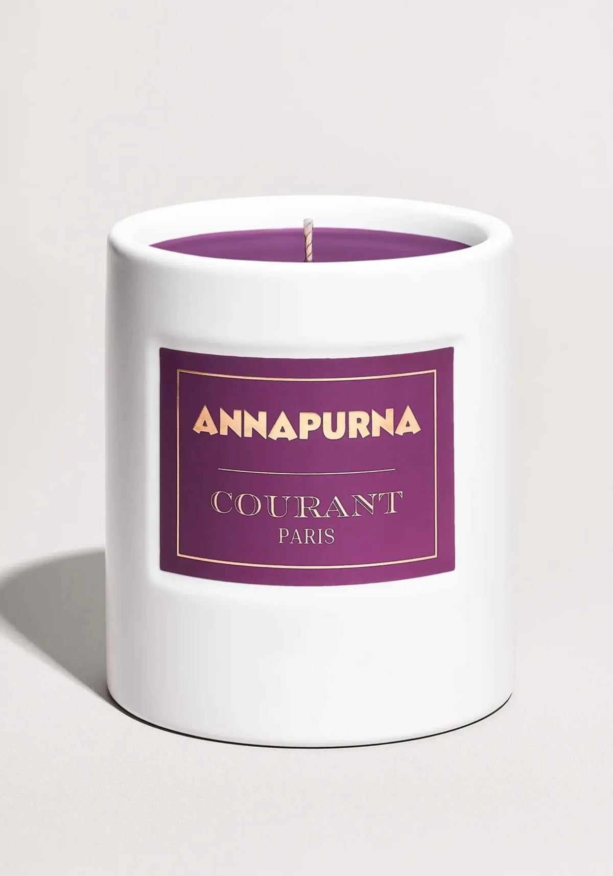 La bougie parfumée Annapurna de chez Courant Paris 