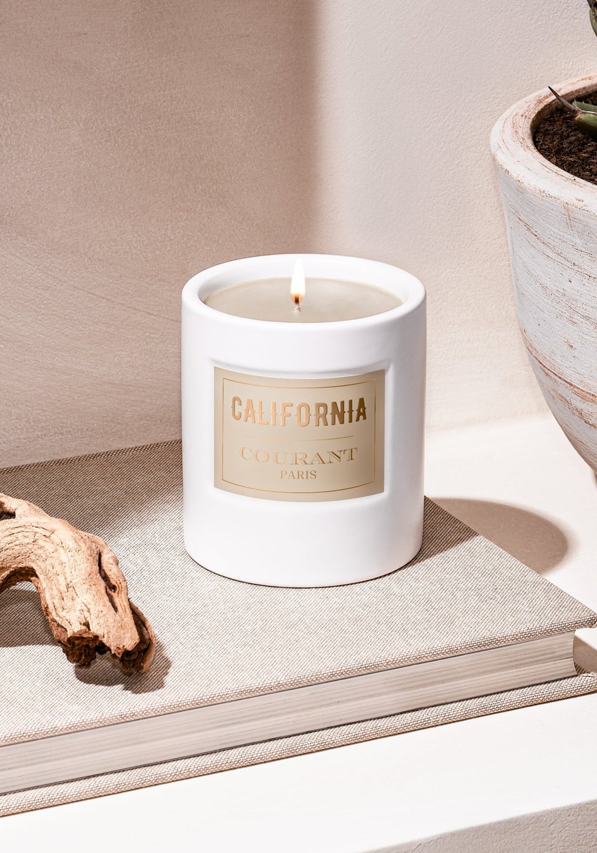 La bougie parfumée California de chez Courant Paris 