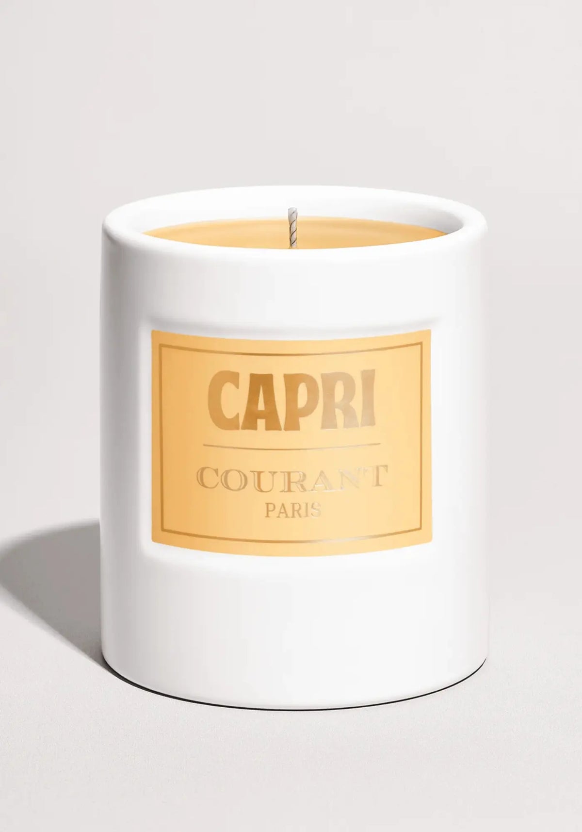 La bougie parfumée Capri de chez Courant Paris