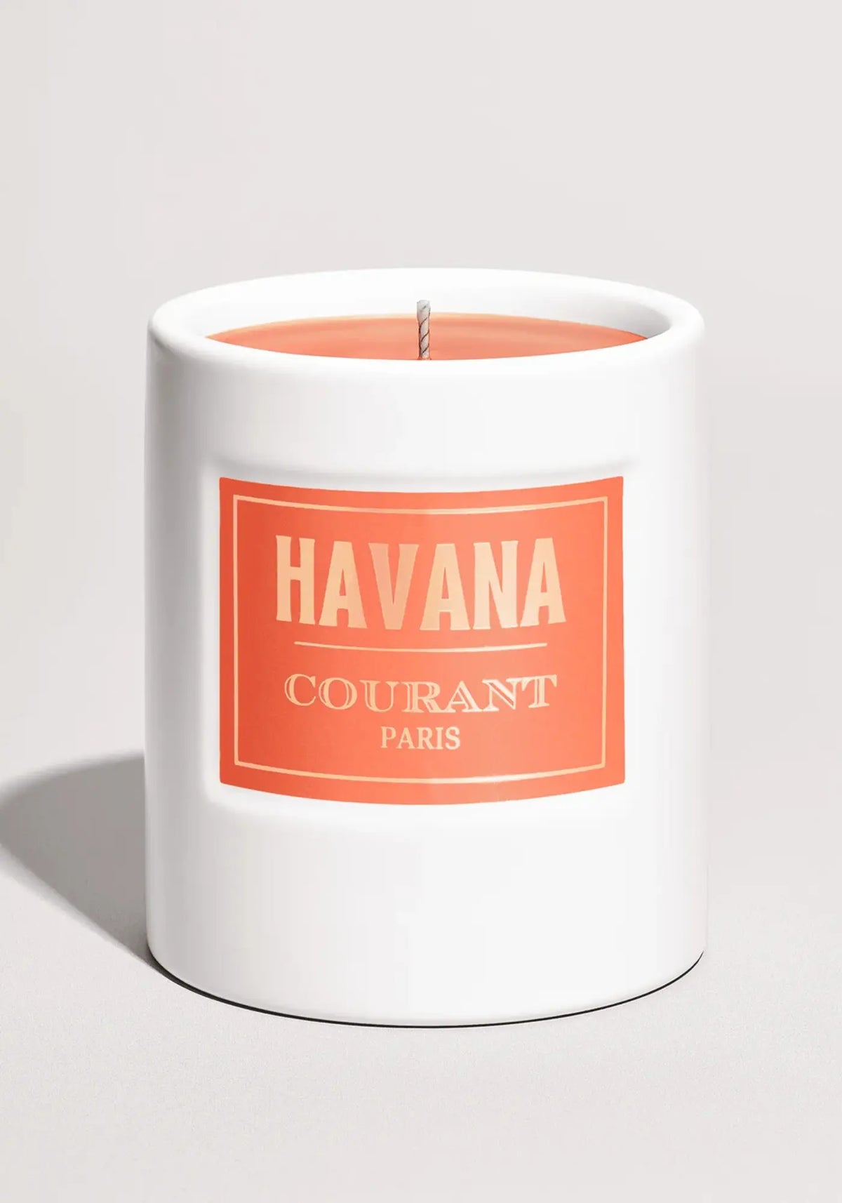 La bougie parfumée Havana de chez Courant Paris