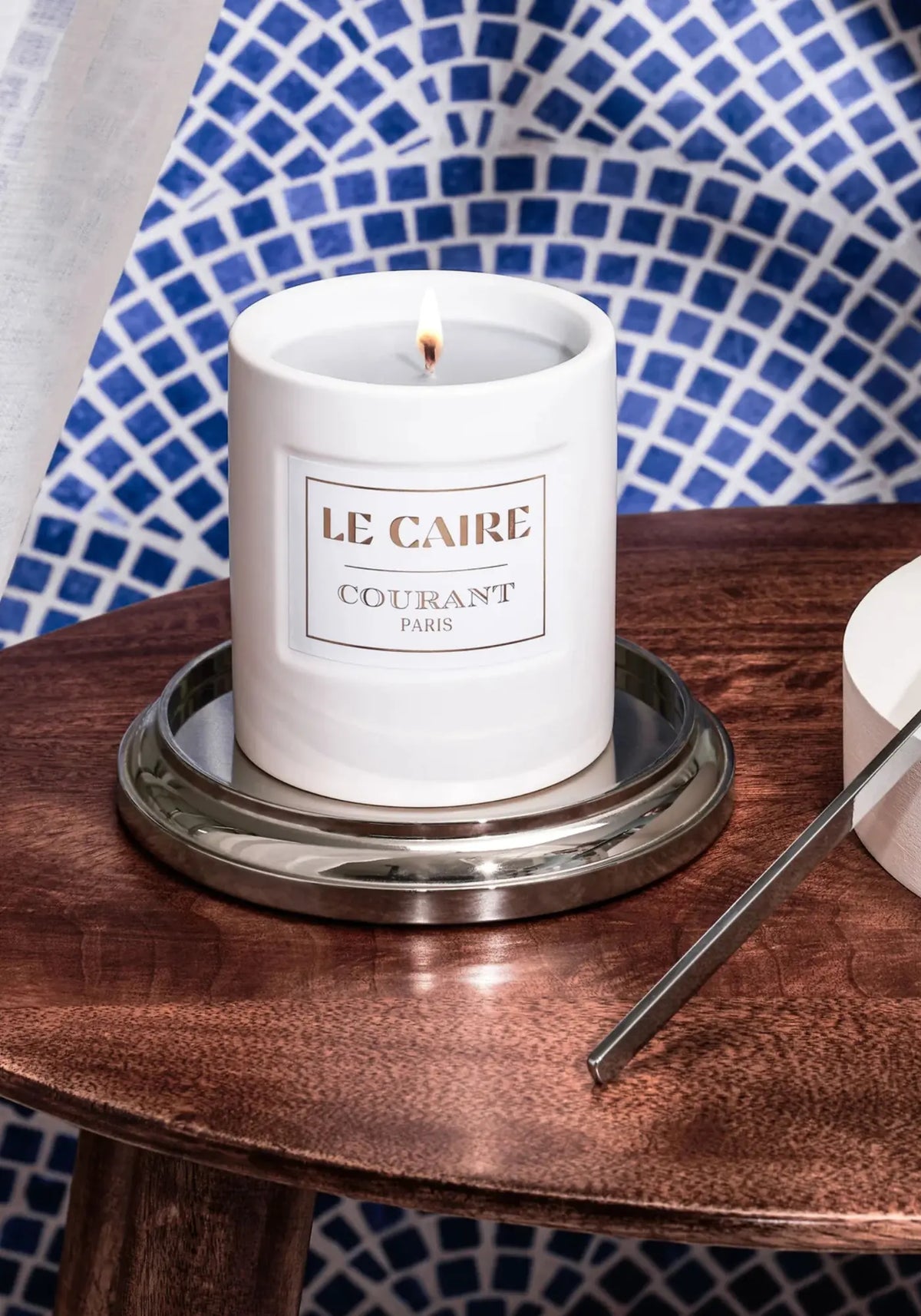 La bougie parfumée Le Caire de chez Courant Paris 