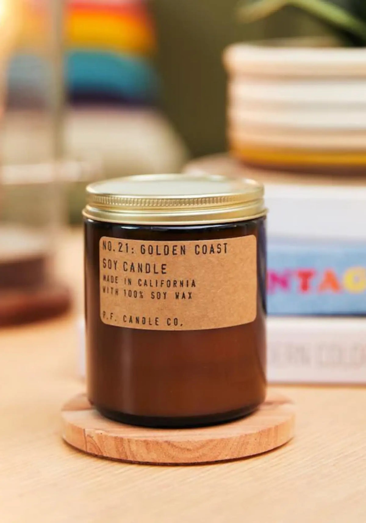La bougie standard golden coast de chez PF CANDLE
