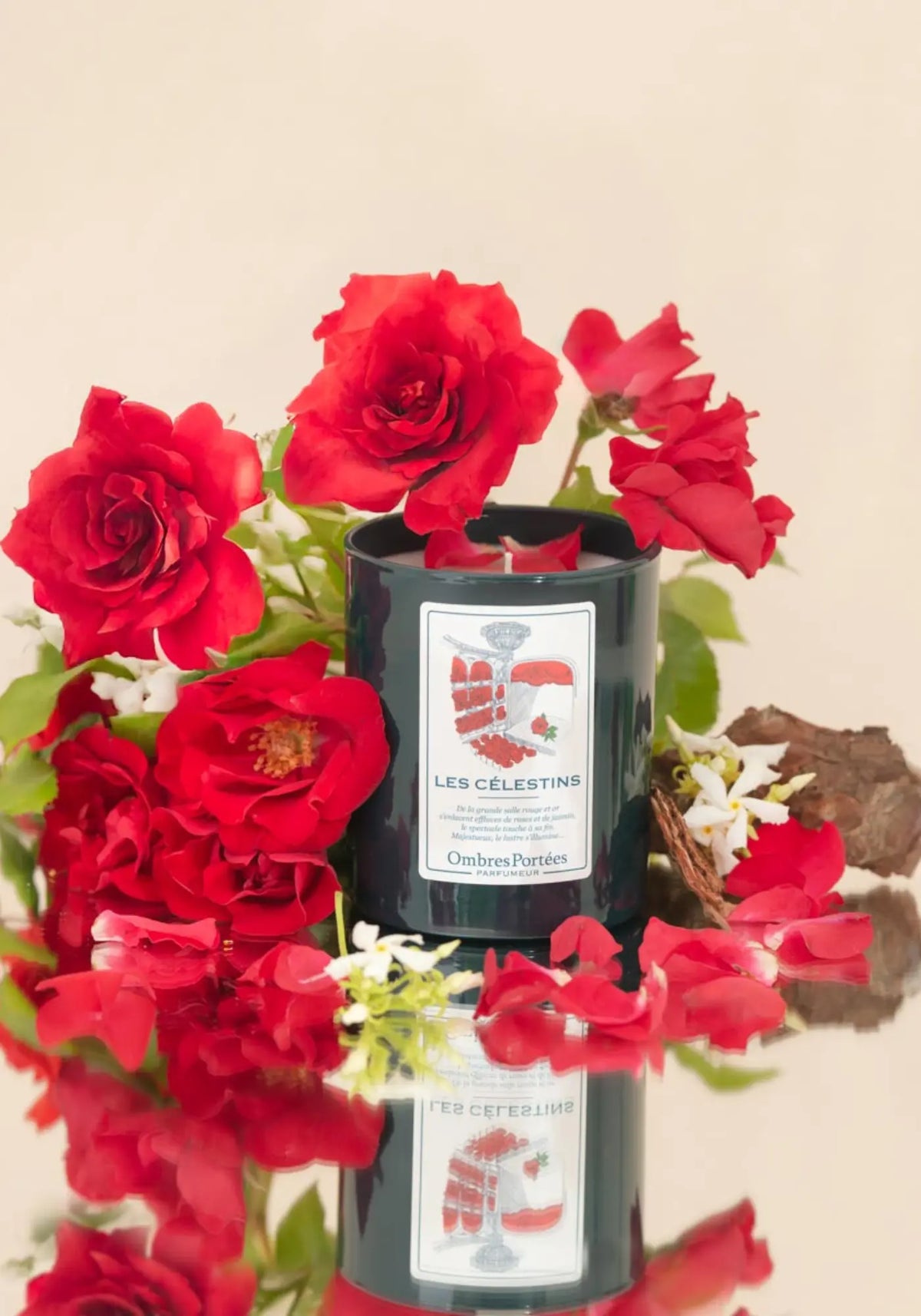 La bougie parfumée Lyonnaise Les Célestins de chez Ombres Portées 