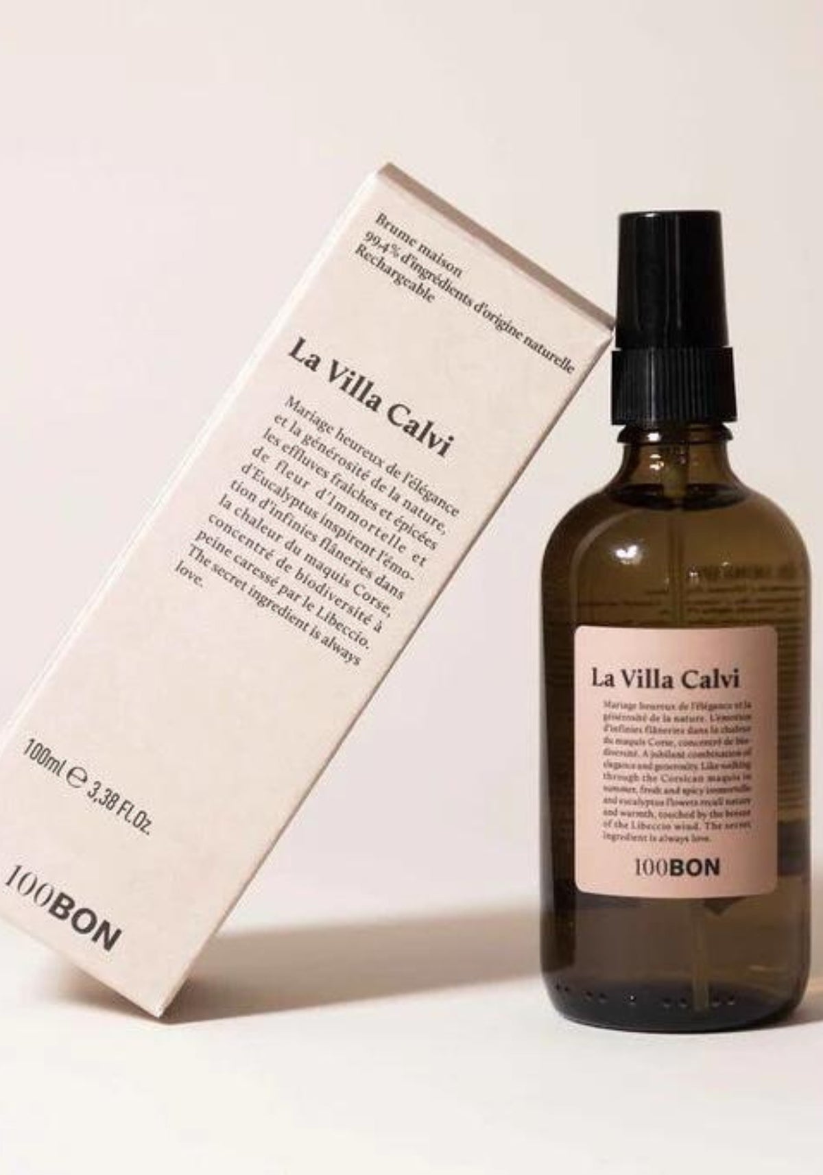 La brume maison Home Spray La Villa Calvi de chez 100Bon