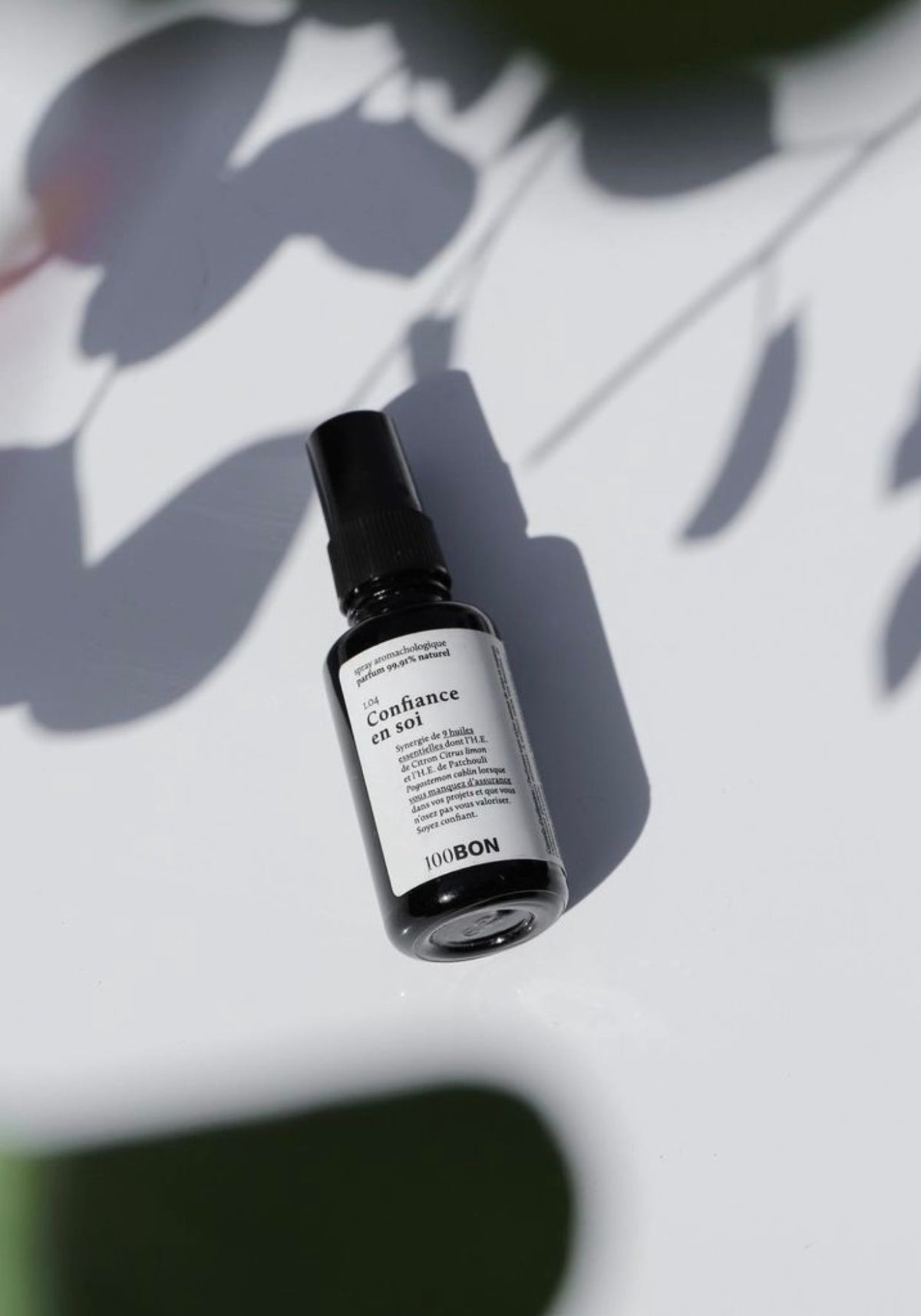 La brume parfumée spray Confiance en soi de chez 100Bon