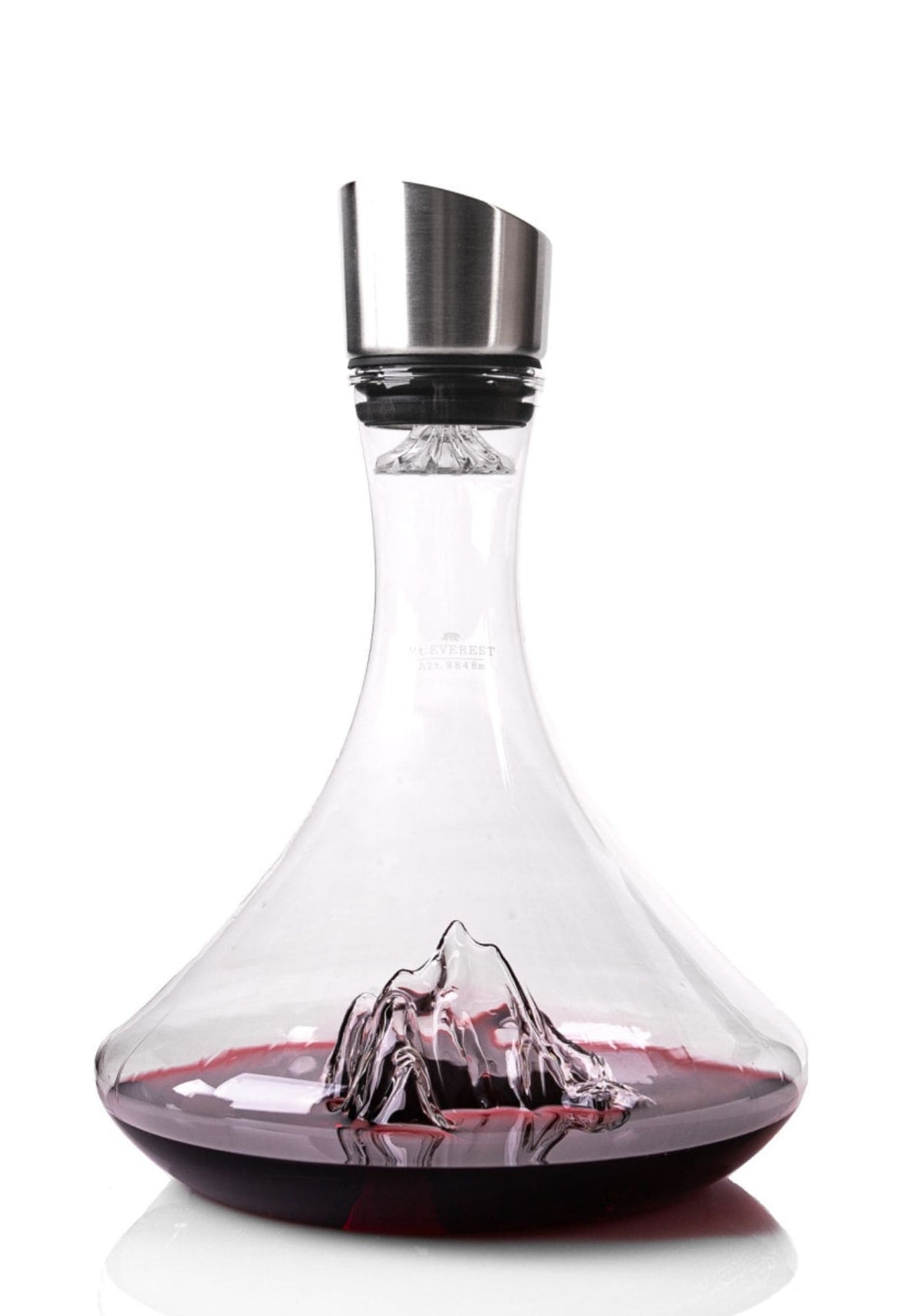 Photo produit de face de la carafe à vin Mont Everest de chez Alaskan Maker