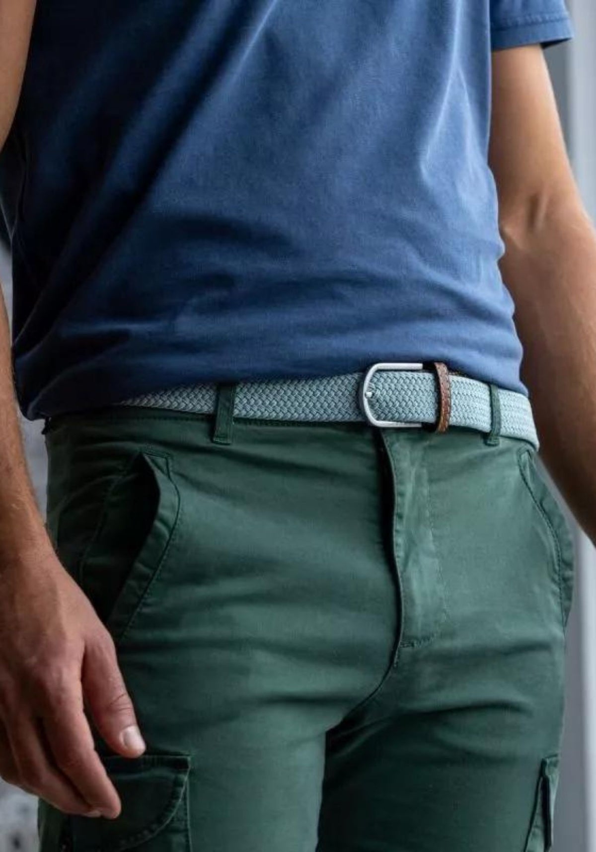 ceinture-tressee-unie-billybelt-bleu-arctique