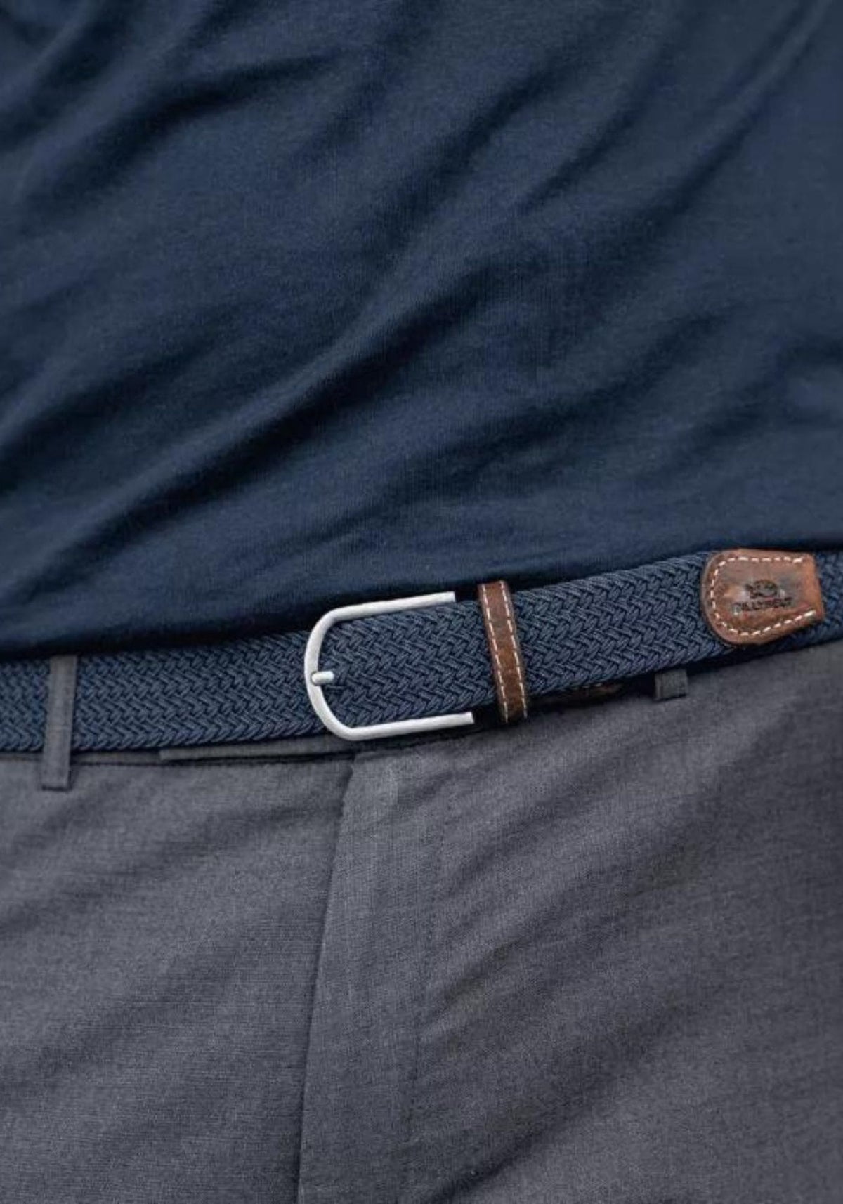 ceinture-tressee-unie-bleu-ardoise-billybelt