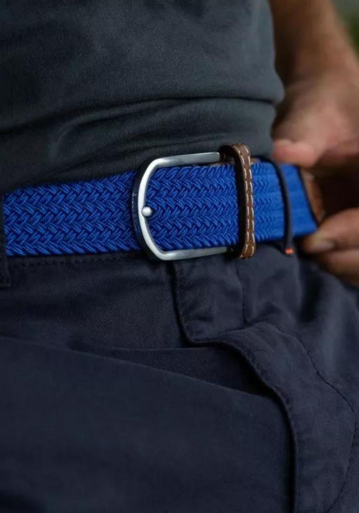ceinture-tressee-unie-bleu-electrique-billybelt