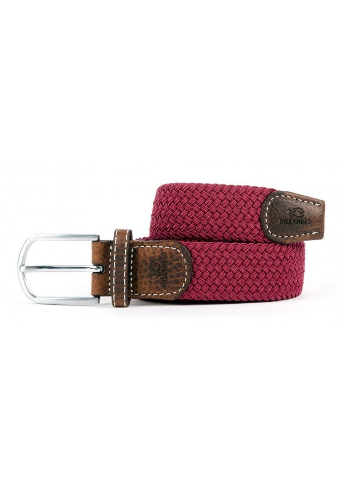 ceinture-tressee-unie-bordeaux-billybelt