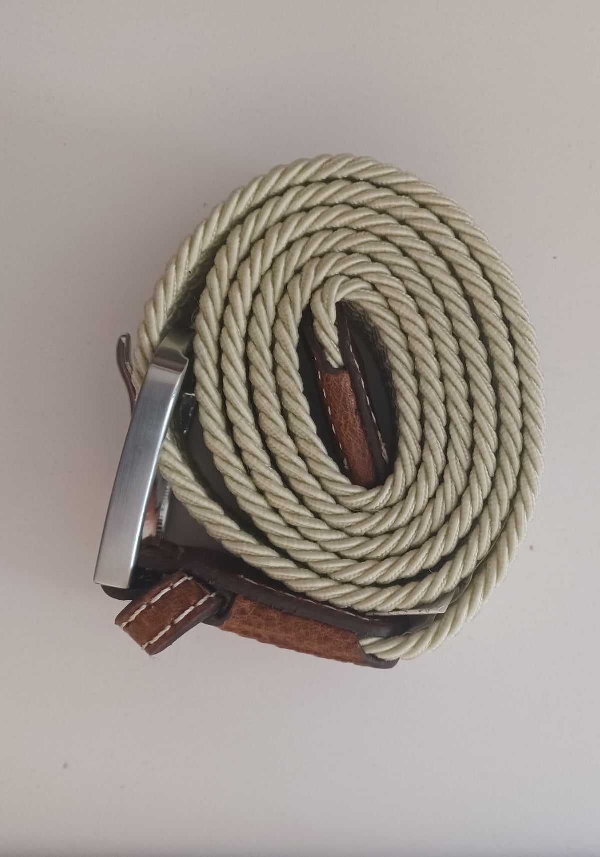 Ceinture tressée unie