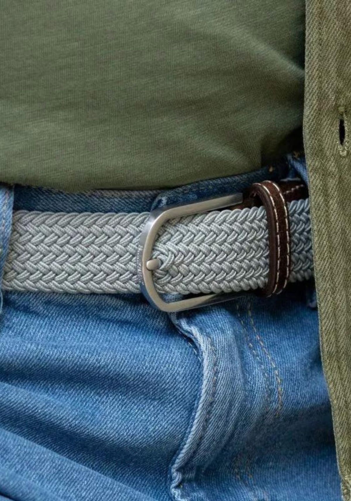 ceinture-tressee-unie-gris-perle-billybelt
