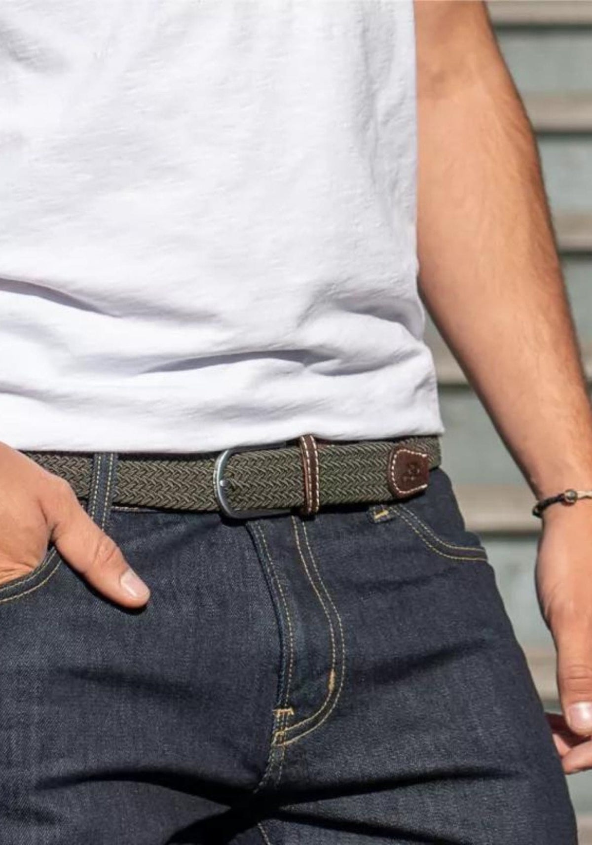 ceinture-tressee-unie-kaki-billybelt