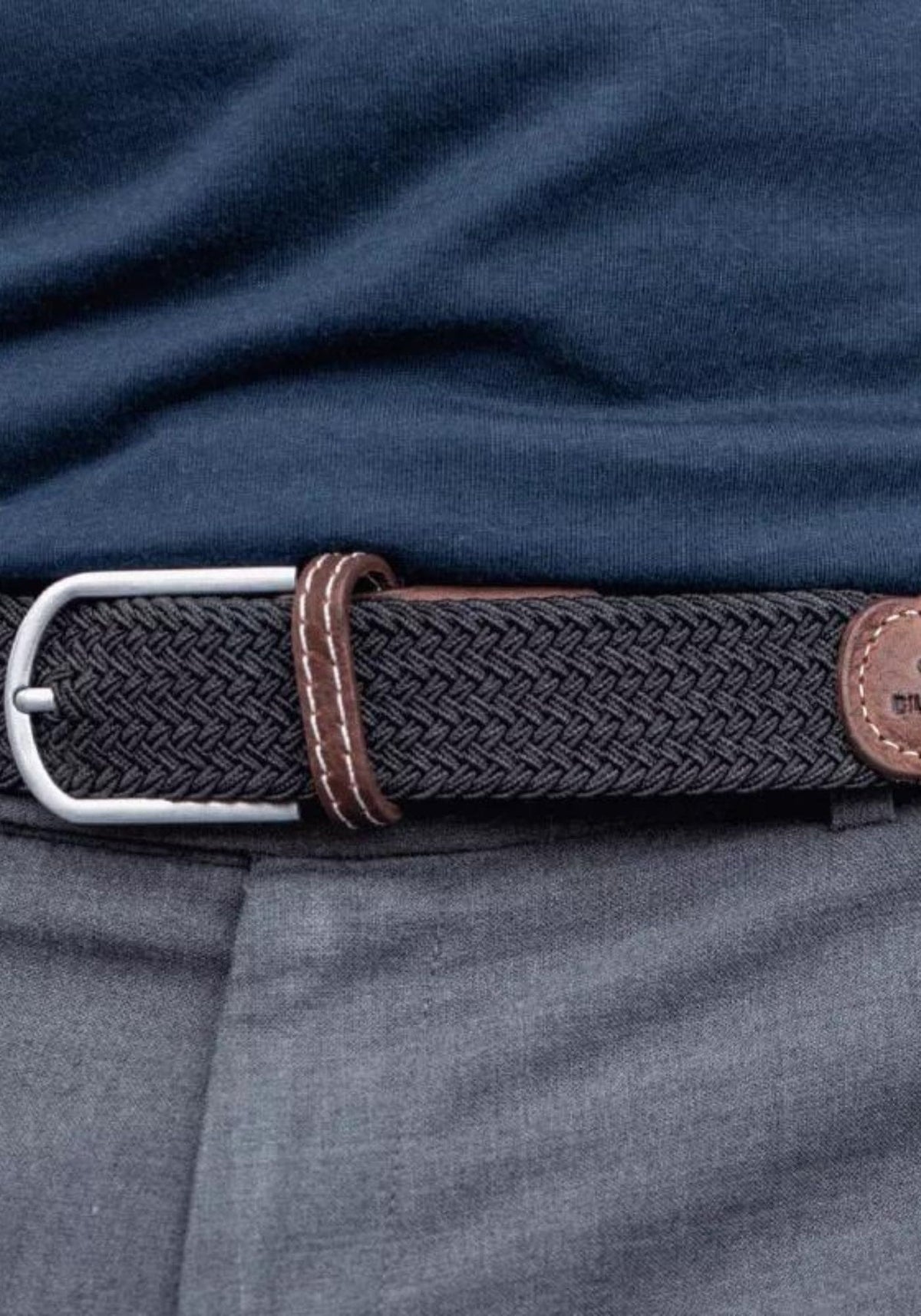 ceinture-tressee-unie-noir-reglisse-billybelt