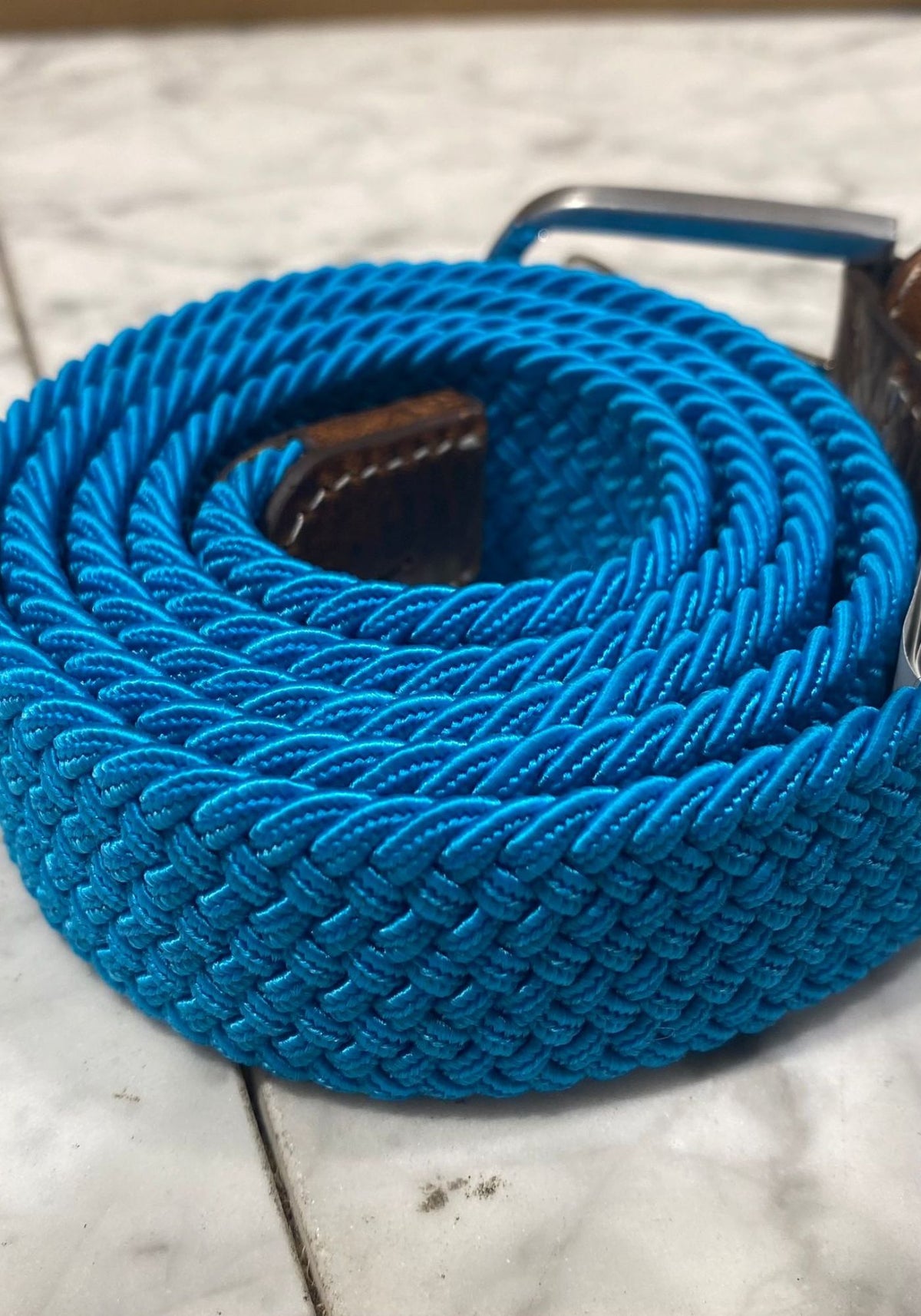 Ceinture tressée unie