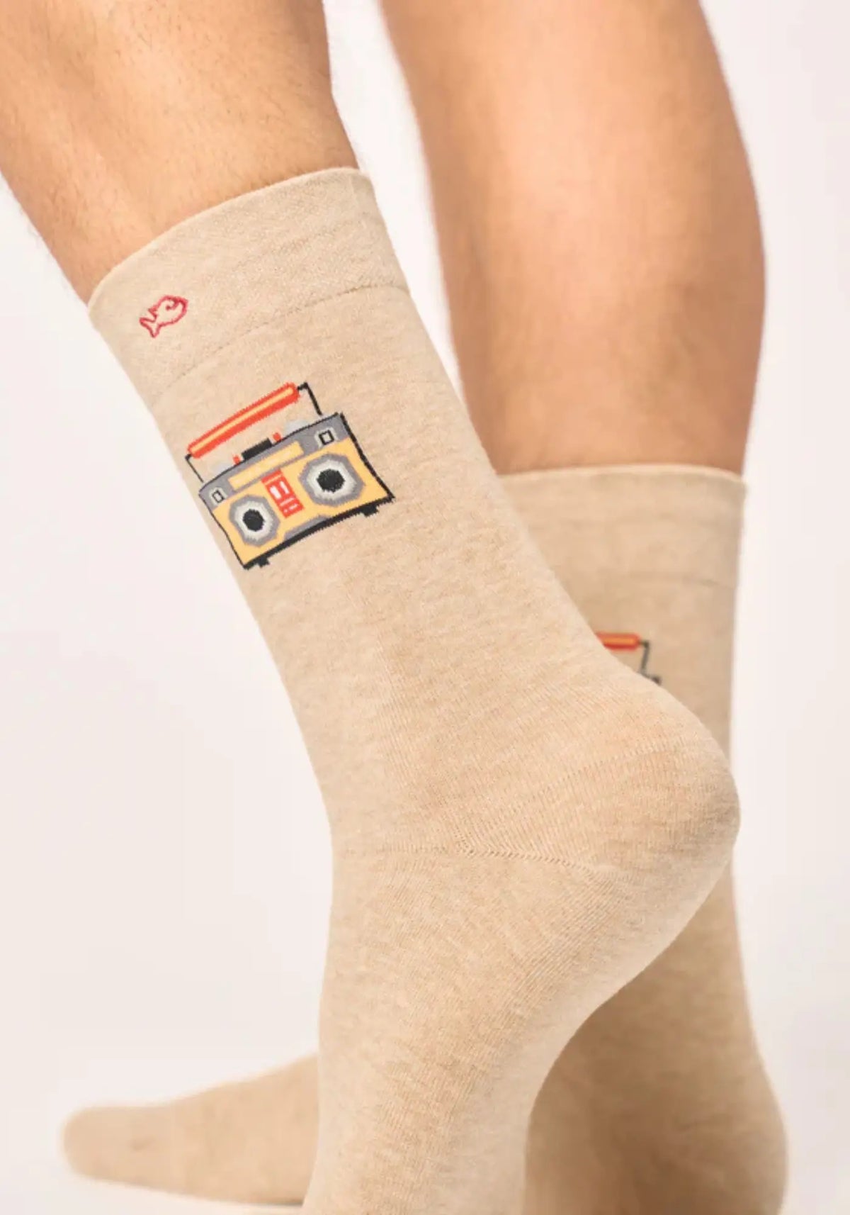 Les chaussettes fantaisie Boombox de chez Billybelt