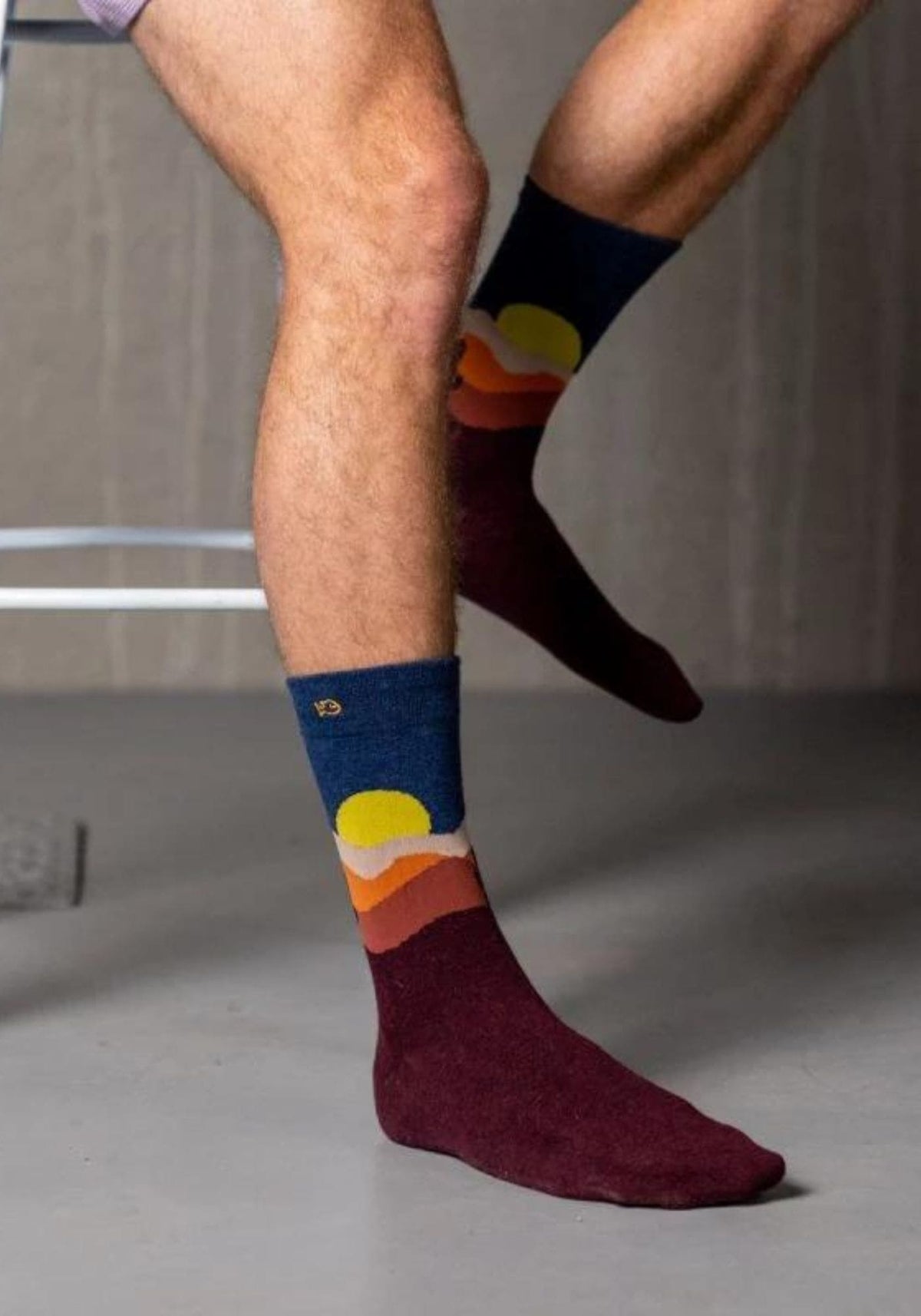 L'homme portées chaussettes fantaisie Arizona de chez Billybelt