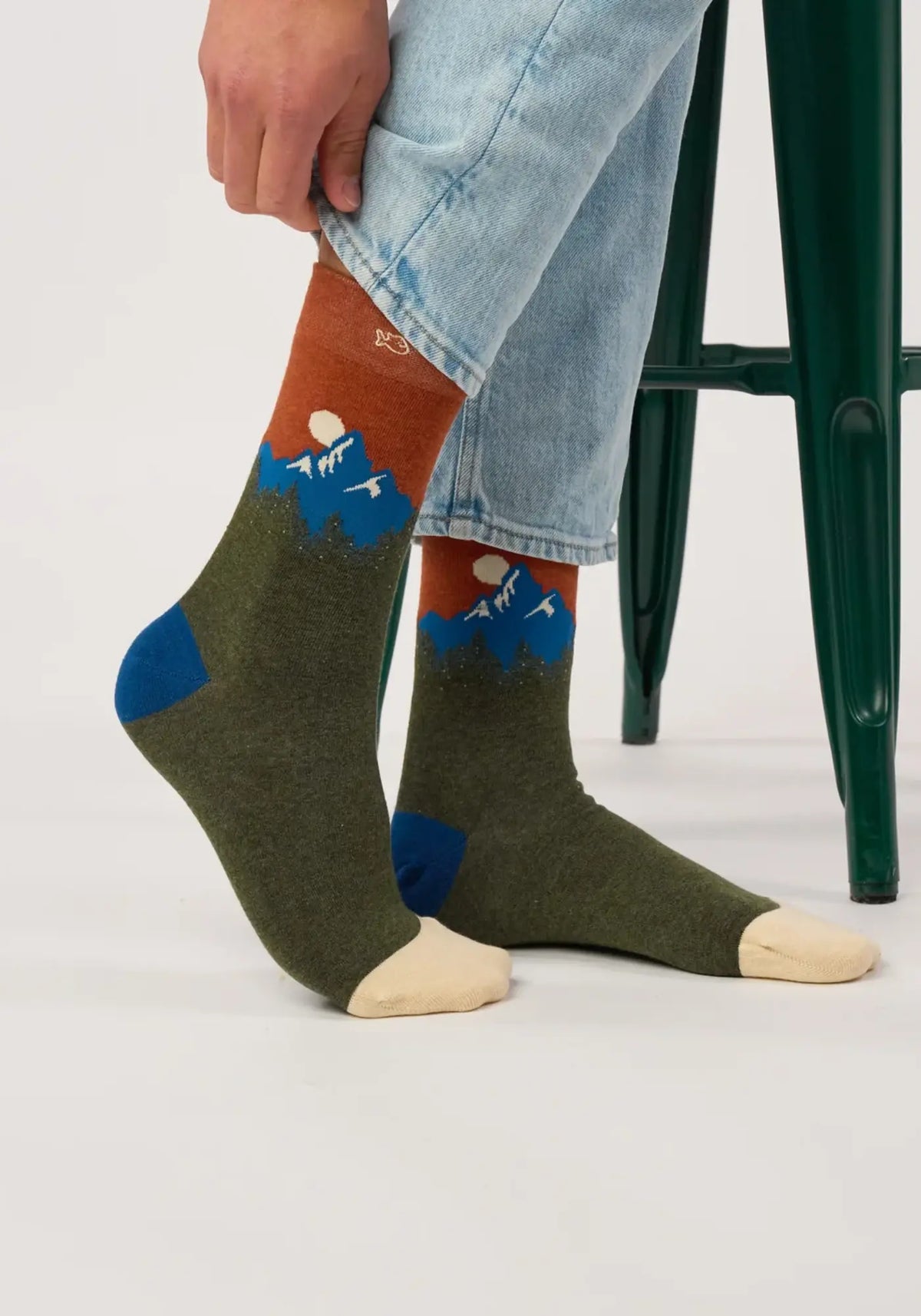 Les chaussettes fantaisie Sequoîa de chez Billybelt
