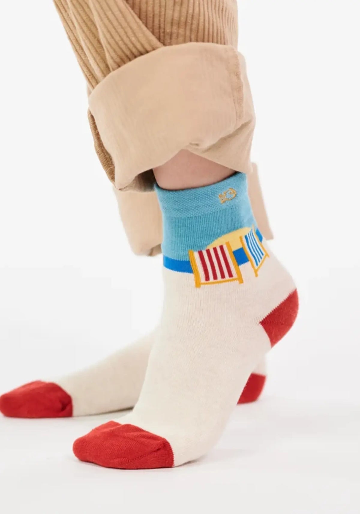 Les chaussettes fantaisie Transat de chez Billybelt
