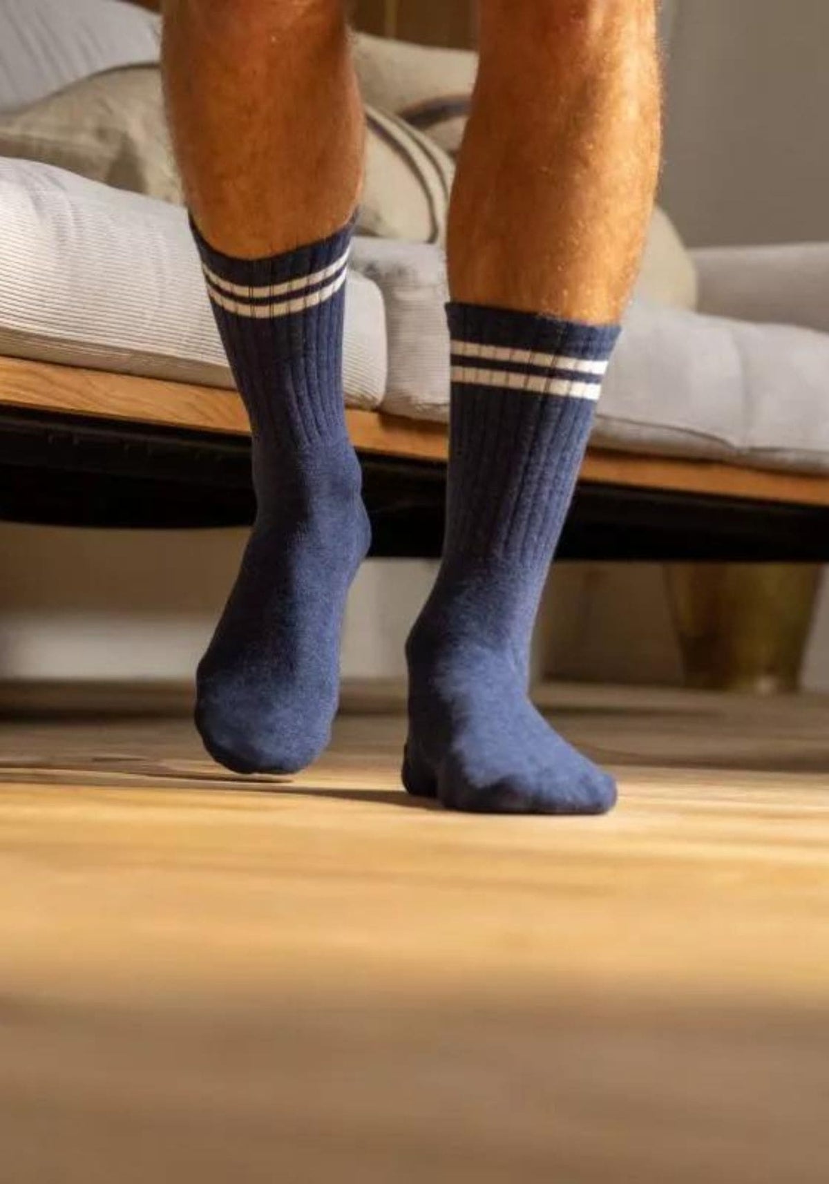 chaussettes-la-retro-bleu-vue-face-homme-billybelt