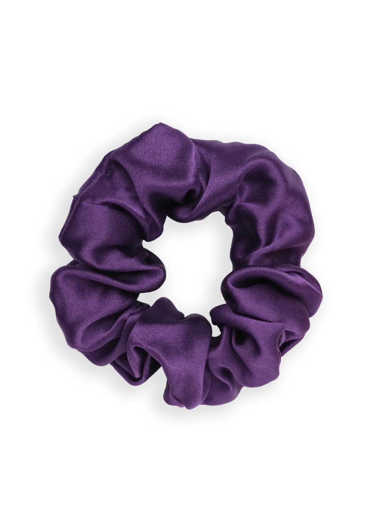Le chouchou en soie violet de chez Emily's Pillow