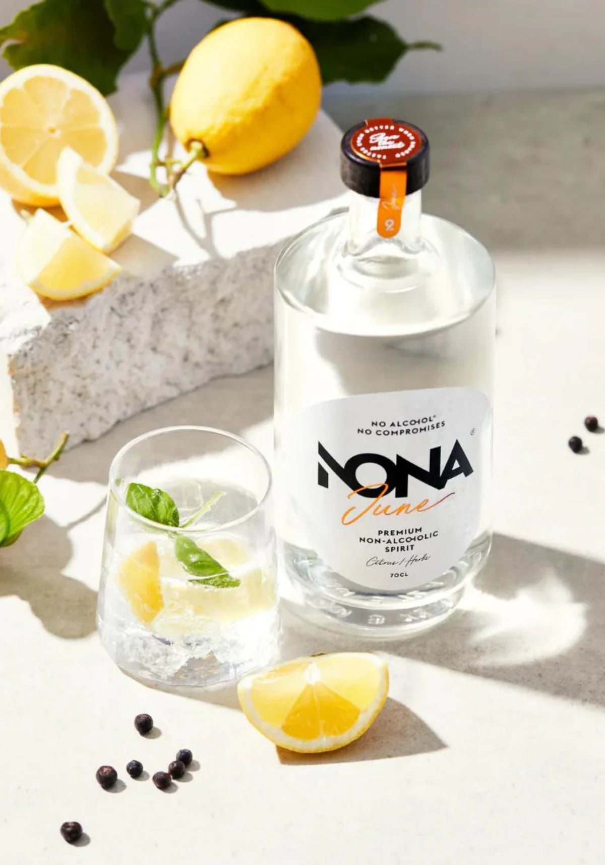 Le cocktail sans alcool Nona June de chez Nona Drinks
