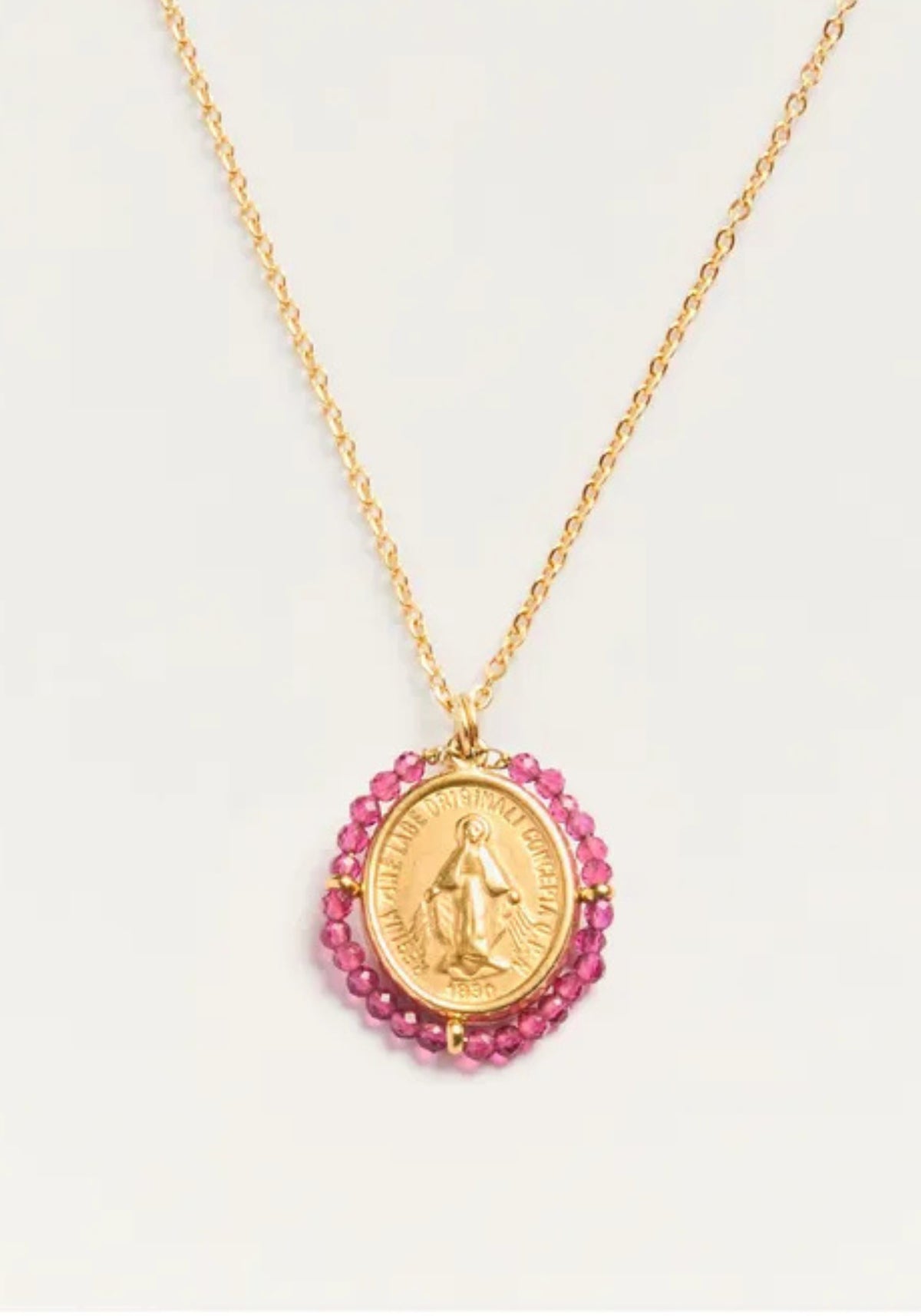 Le collier Santa maria grenat de chez Fancy Palas