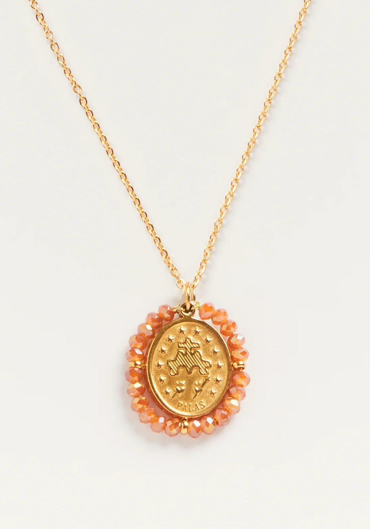 Le collier Santa Maria Shiny Peach de chez Fancy Palas