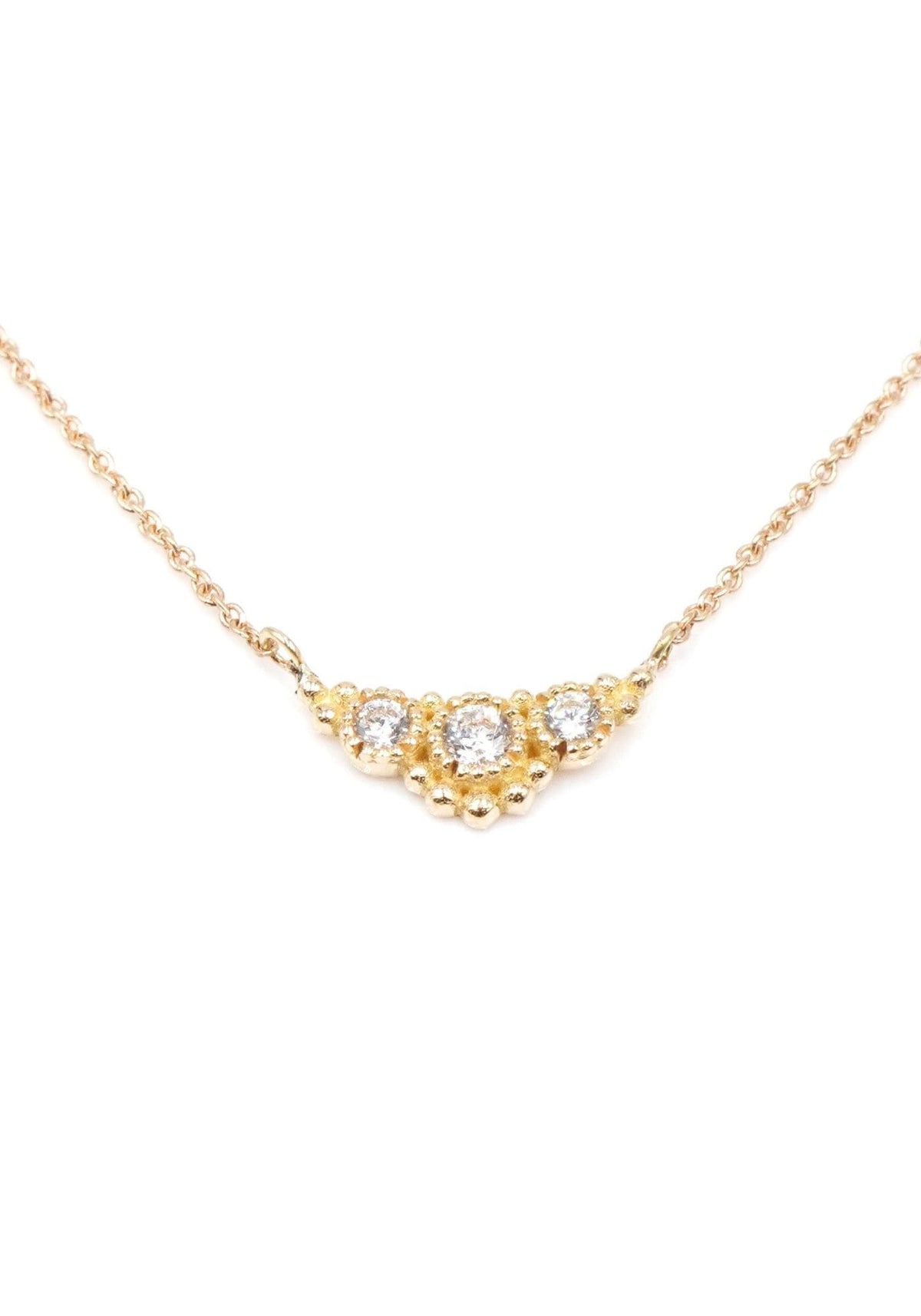 Collier Susie en or jaune de chez Angèle Brousse