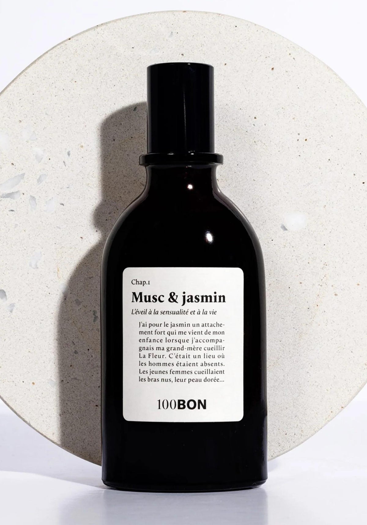 L'eau de parfum Ellena Musc & Jasmin de chez 100Bon
