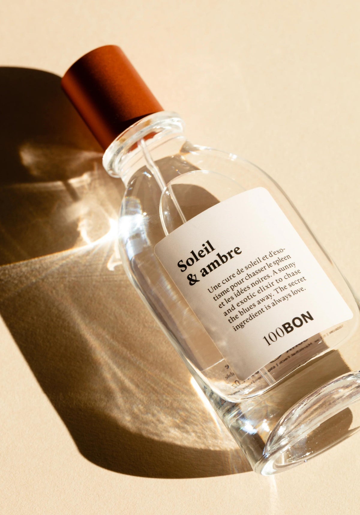 L'eau de toilette Soleil & Ambre de chez 100Bon