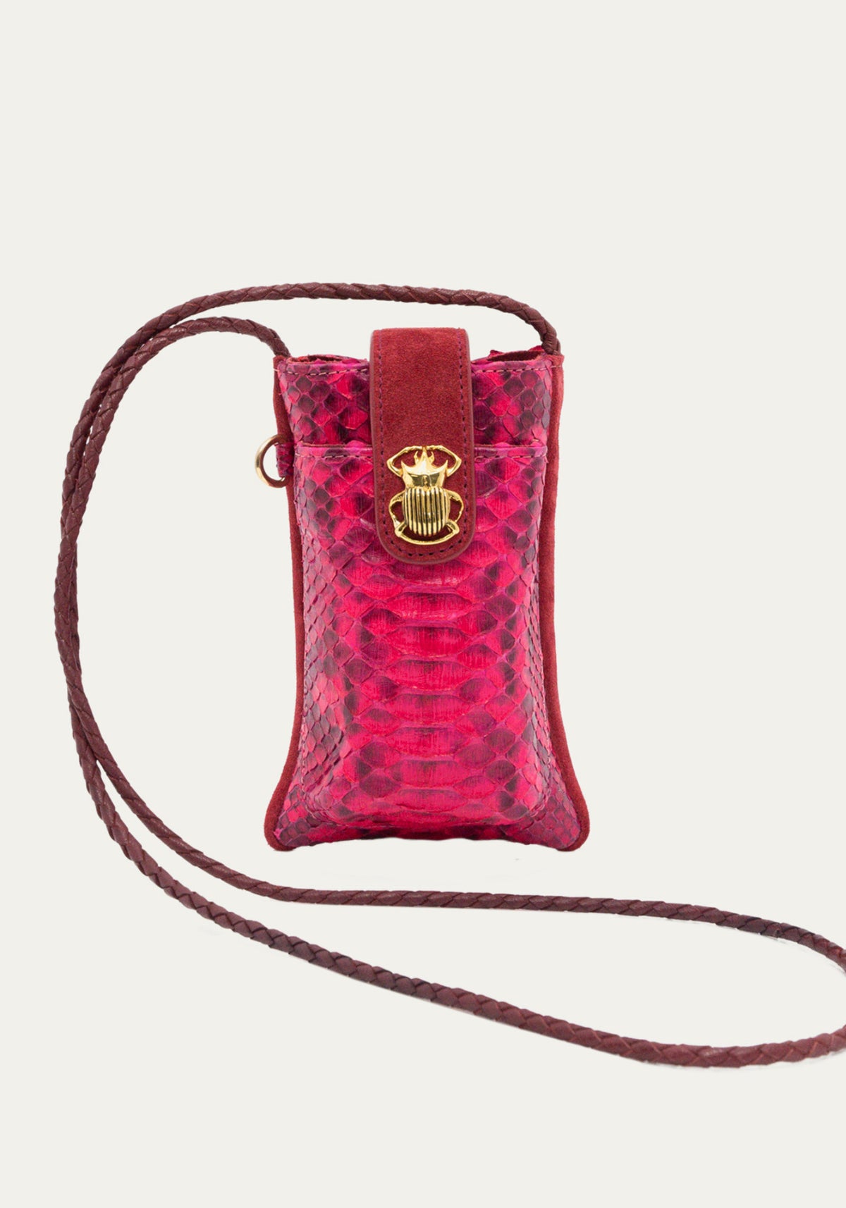 L'étui de téléphone Marcus celosia rose pour femme de chez Claris Virot