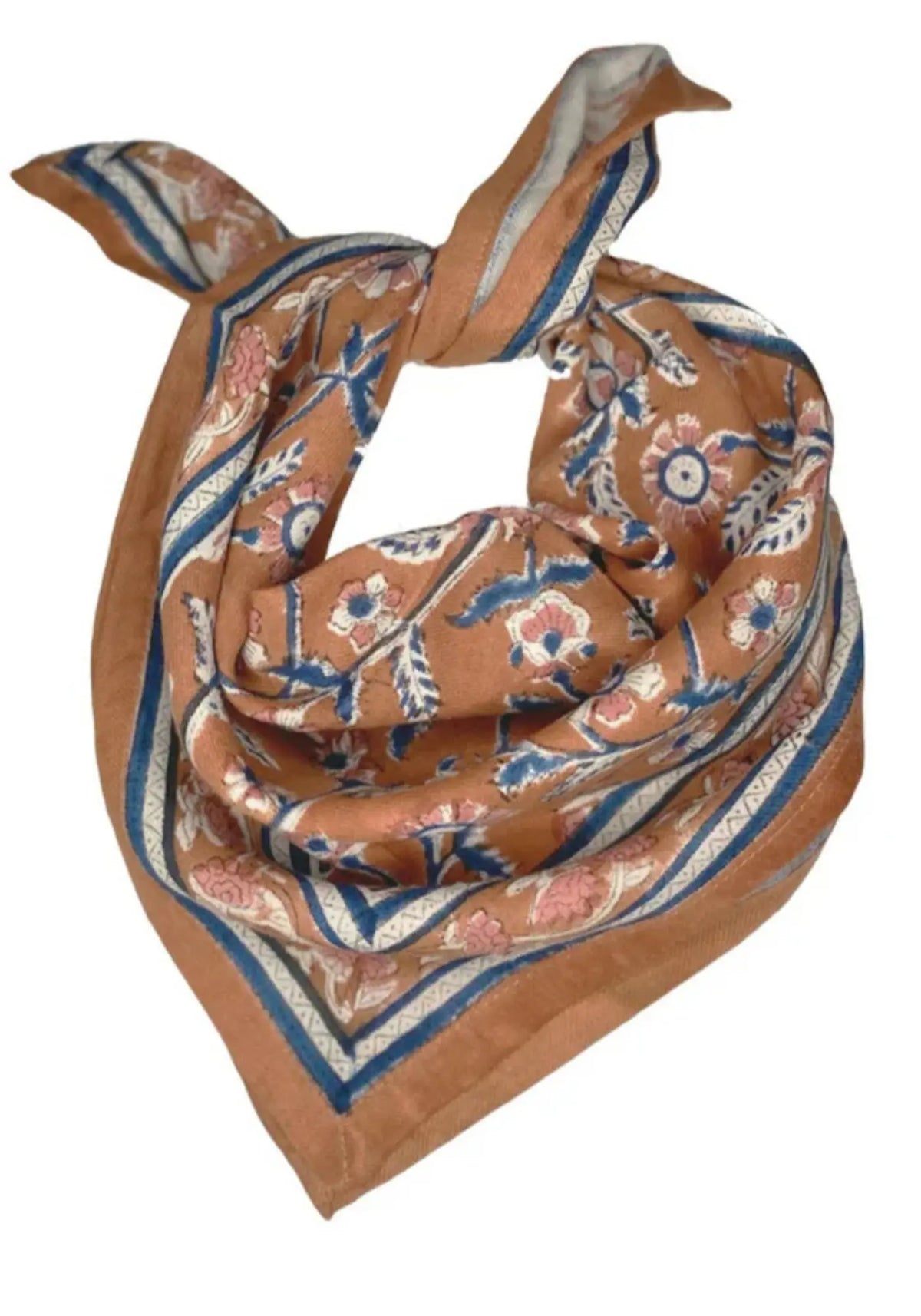 Le foulard delhi kids 50cm abricot de chez So Family
