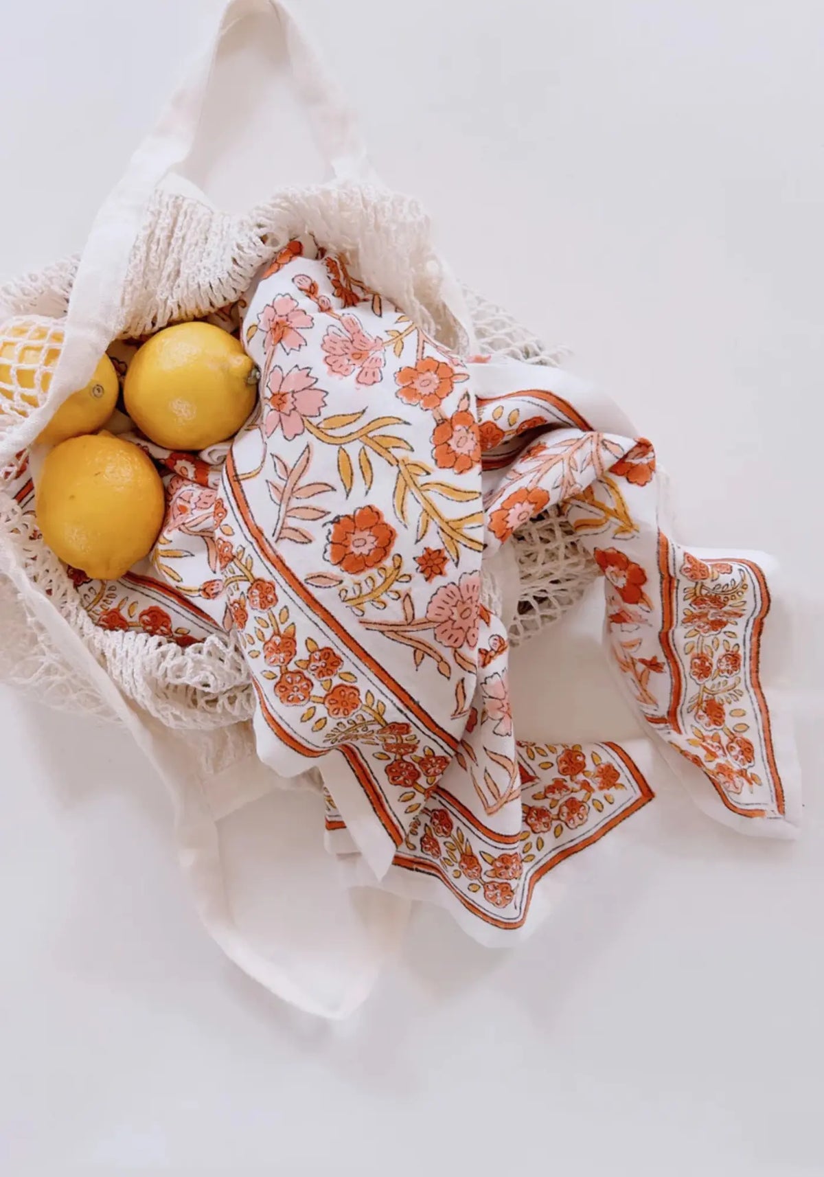 Le foulard delhi mum 100cm brique de chez So Family