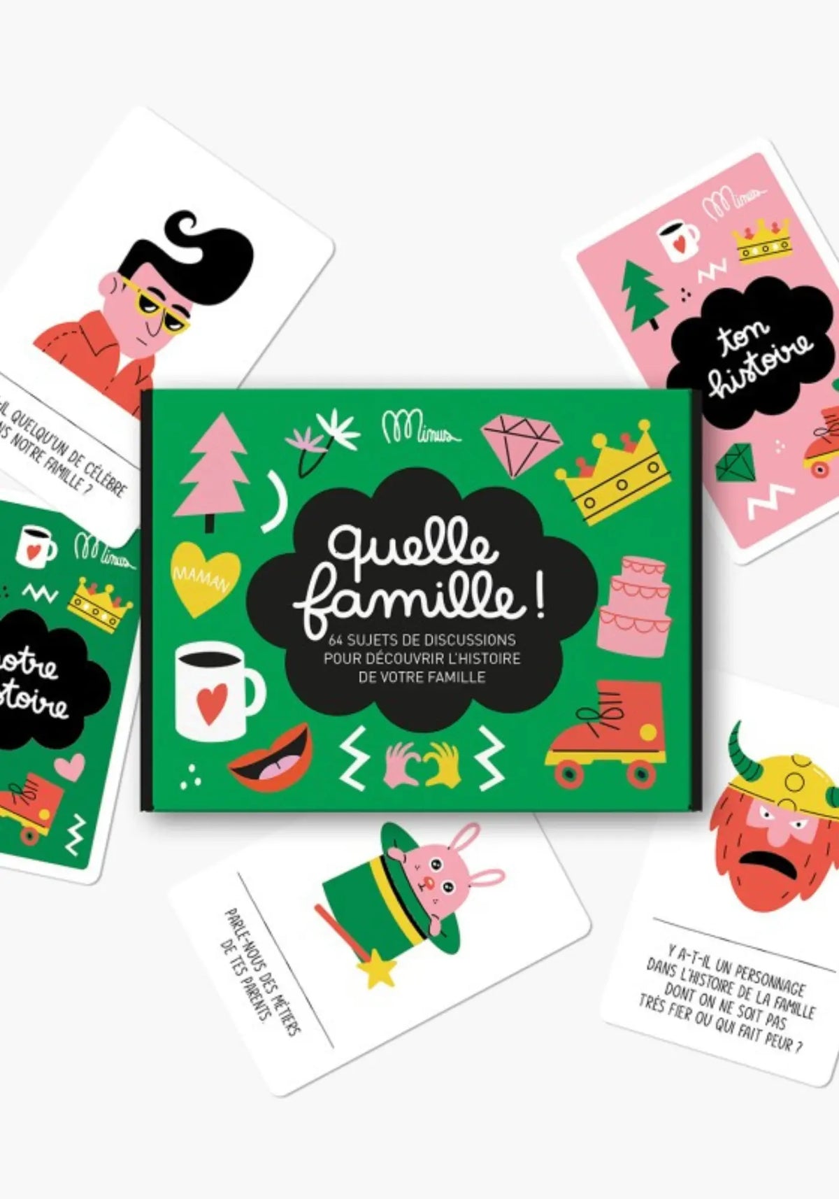 Le kit de discussion -  Quelle famille ! de chez Minus Éditions