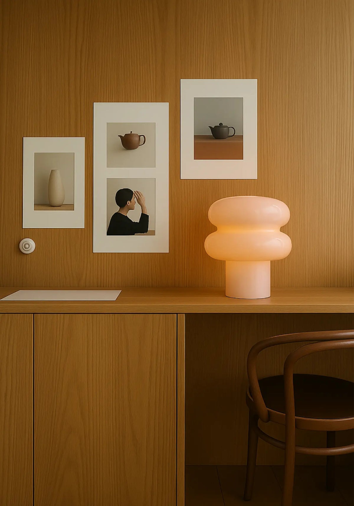 La lampe Poppo lait de chez Opjet