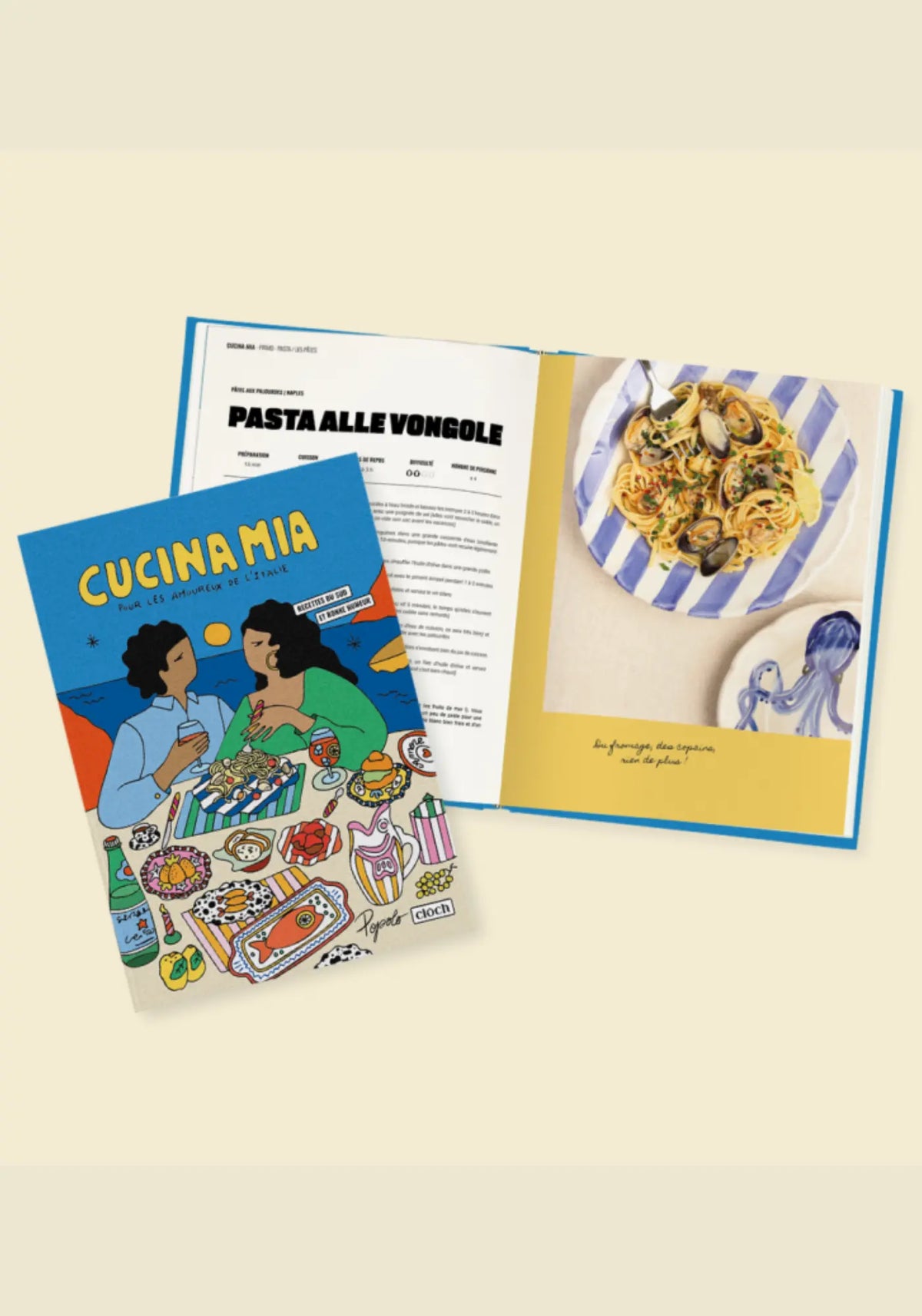 Le livre de recettes Cucina Mia de chez Cloch