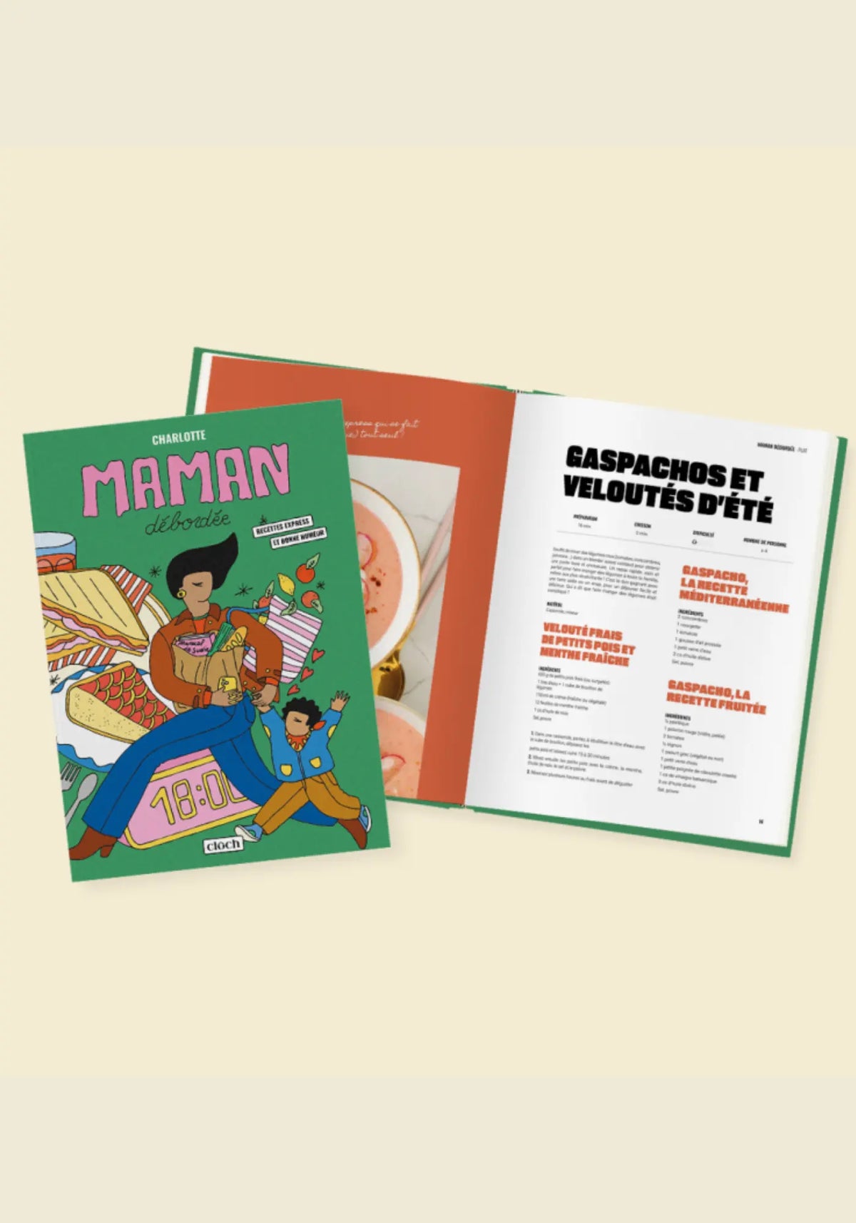 Le livre de recettes maman débordée de chez Cloch