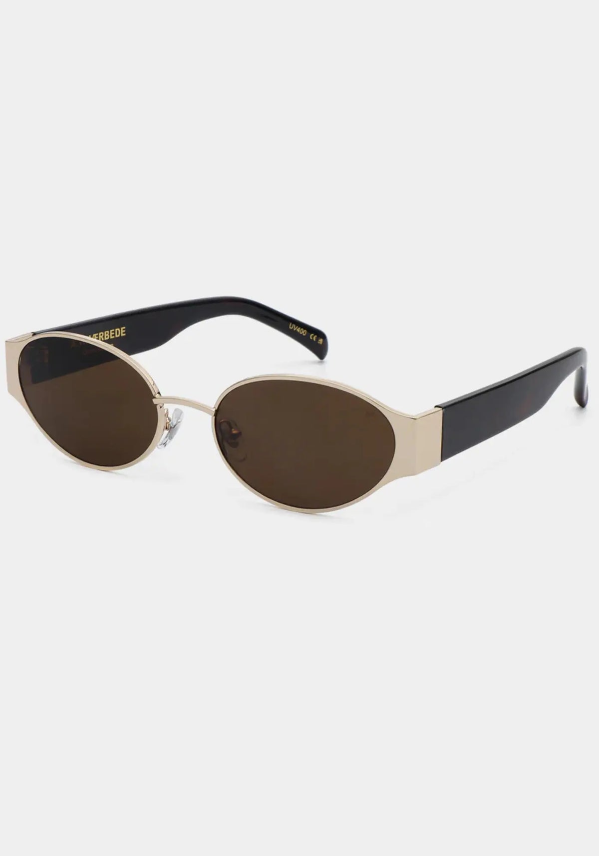 Les lunettes de soleil Bella gold demi tortoise de chez A.Kjaerbedeb