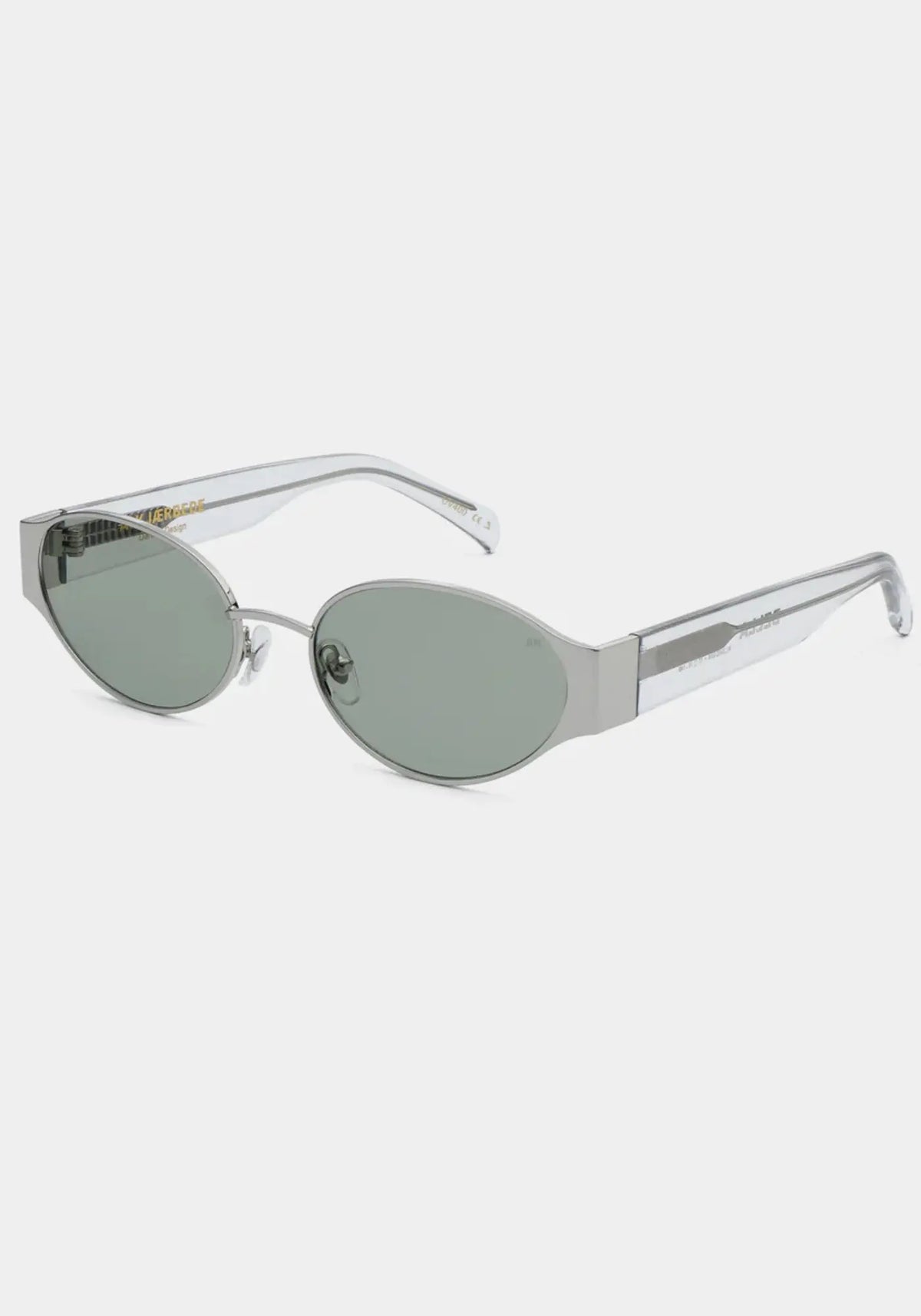 Les lunettes de soleil Bella silver crystal de chez A.Kjaerbede