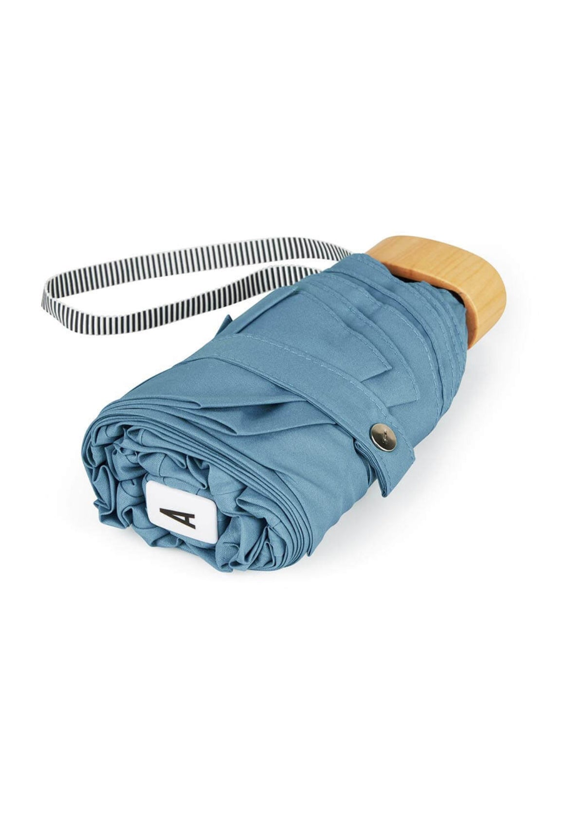 Le parapluie Victor bleu gris de chez Anatole