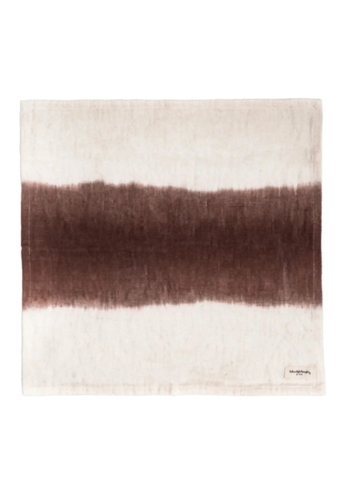 Le plaid tandem 135 x 220 cm ebene de chez Bed and Philosophy