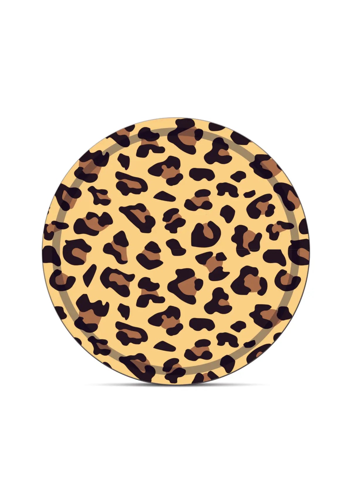 Le plateau léopard classique rond de chez Coco&Co